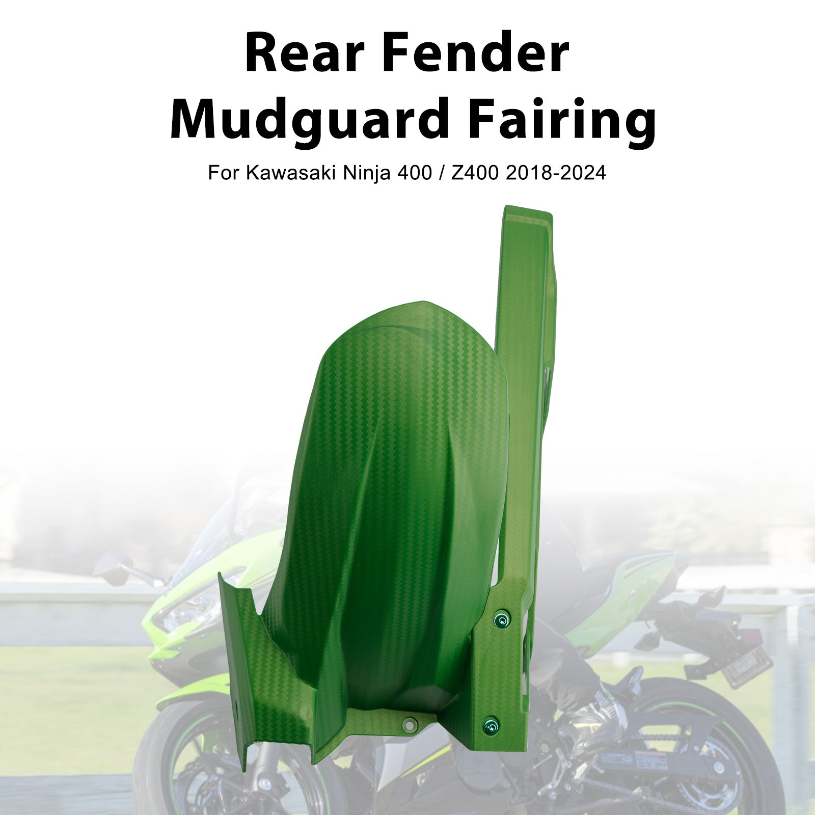 2018-2024 For Kawasaki Ninja 400 / Z400 Rear Fender Fairing