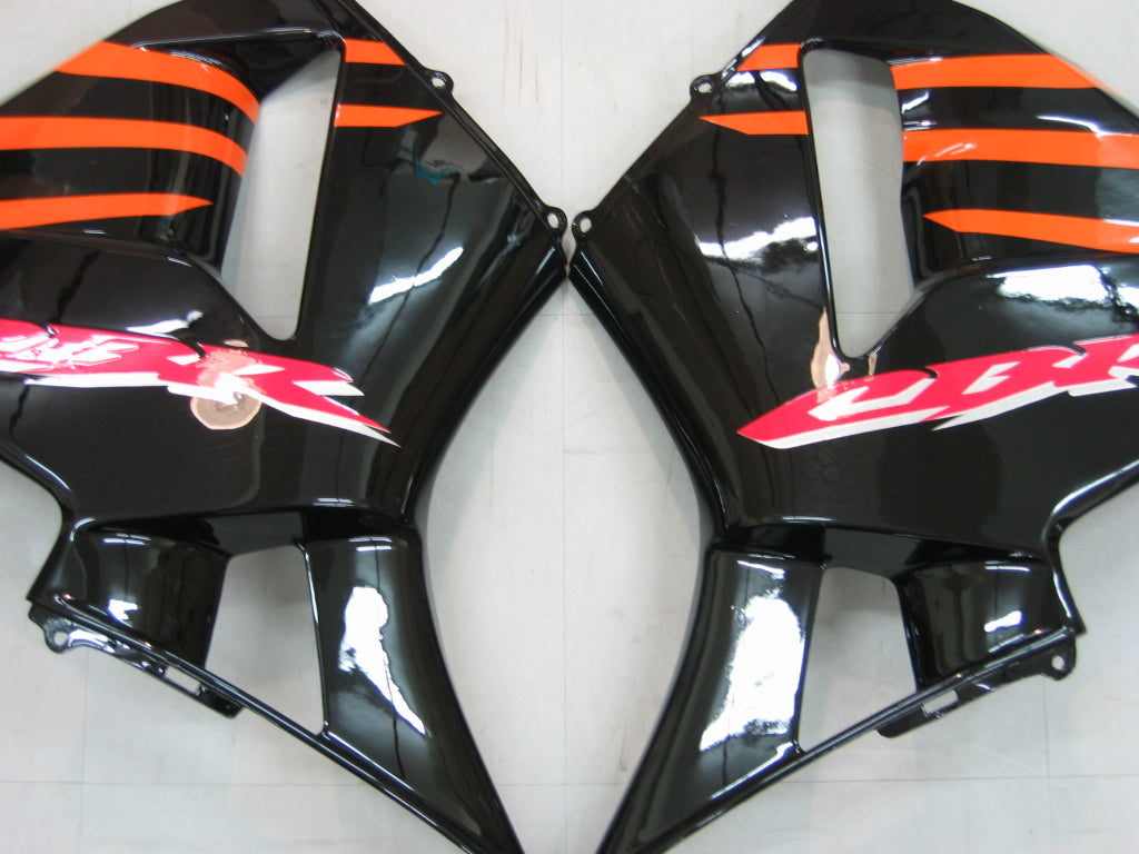 2005-2006 Honda CBR 600 RR Orange & Black CBR Honda Racing Fairings Generic