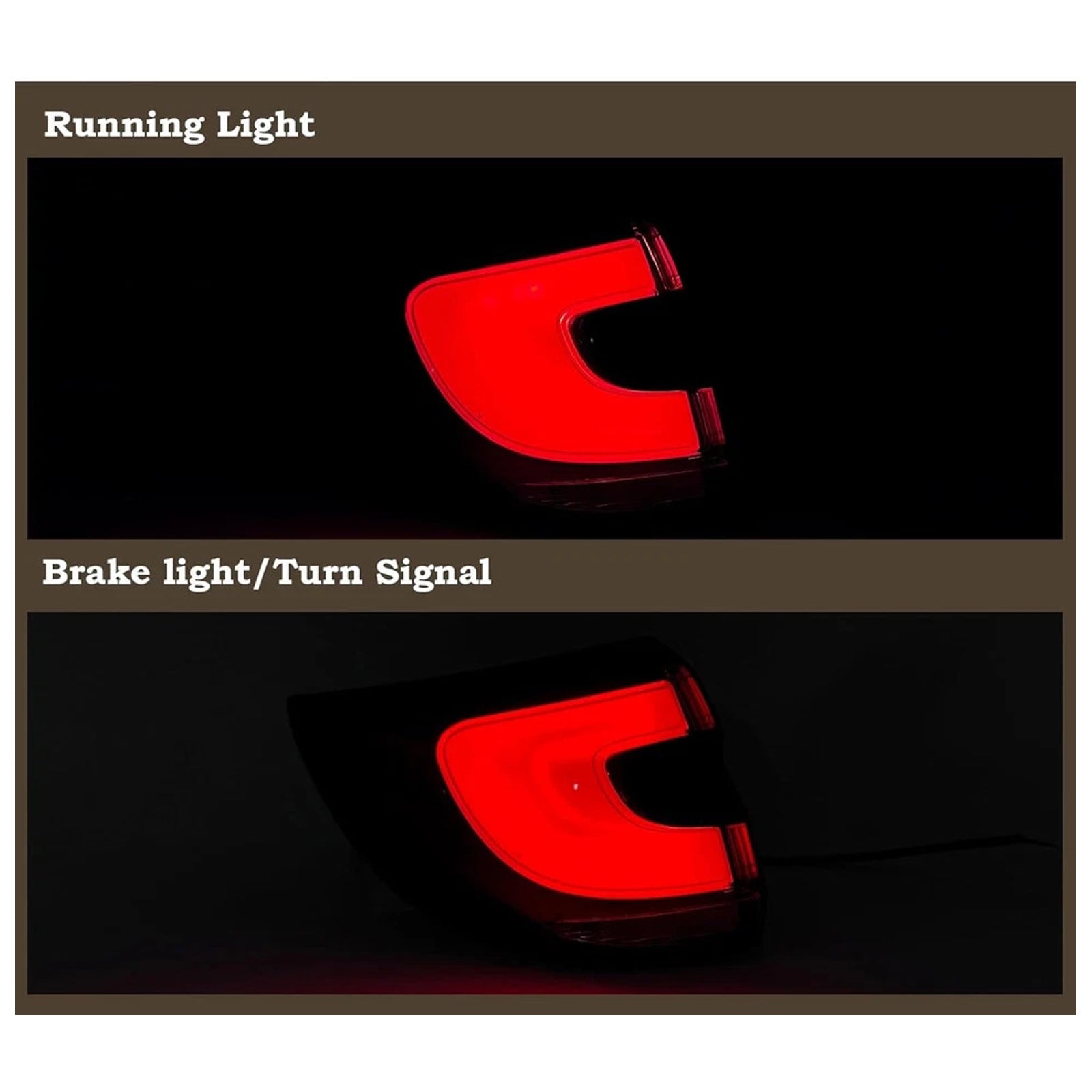 Pair Left+Right Tail Light 68424931AC 68424932AC For Chrysler Pacifica 2021-2025