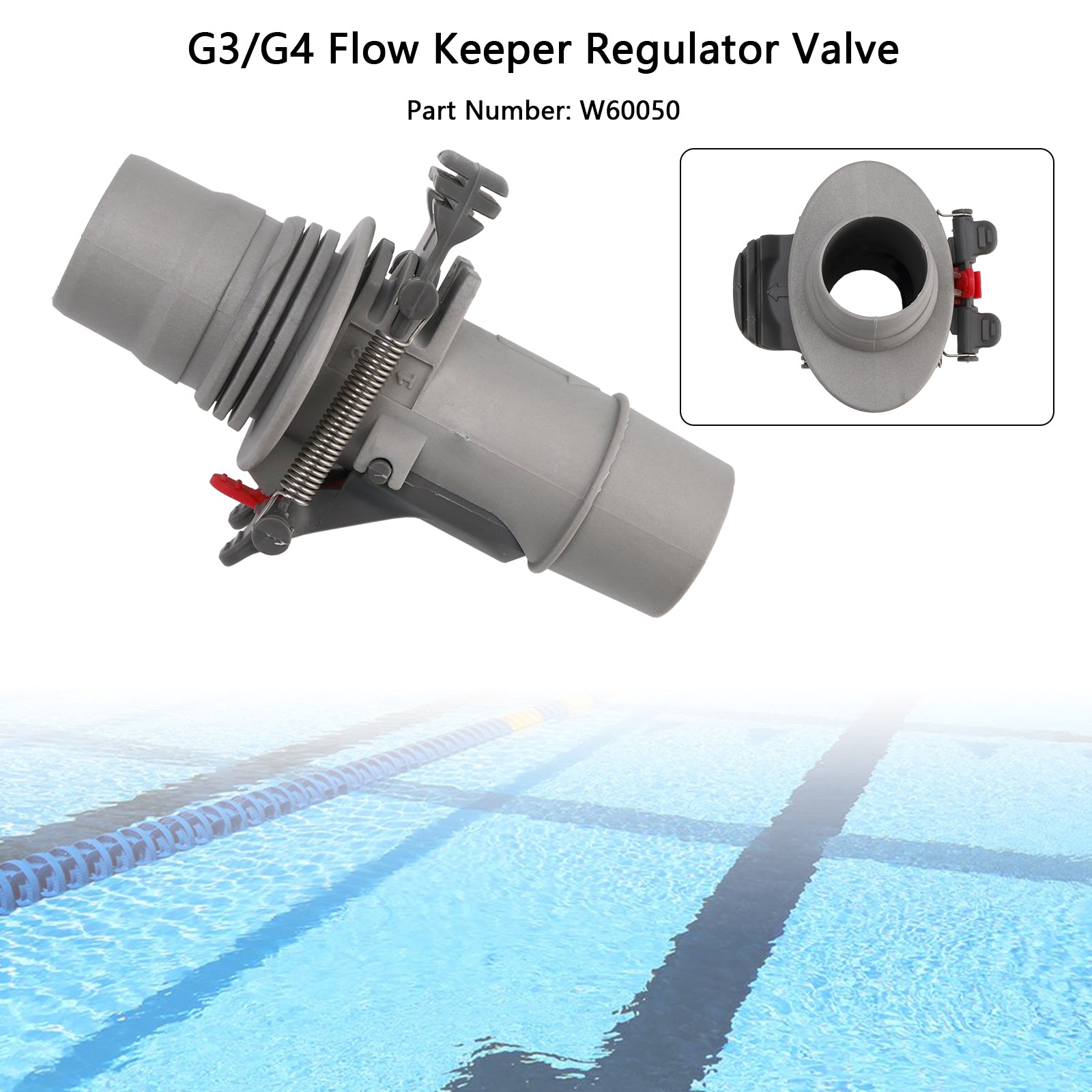 W60050 Automatic Pool Cleaner Flowkeeper Regulator Valve W03000TR W01698 W70482
