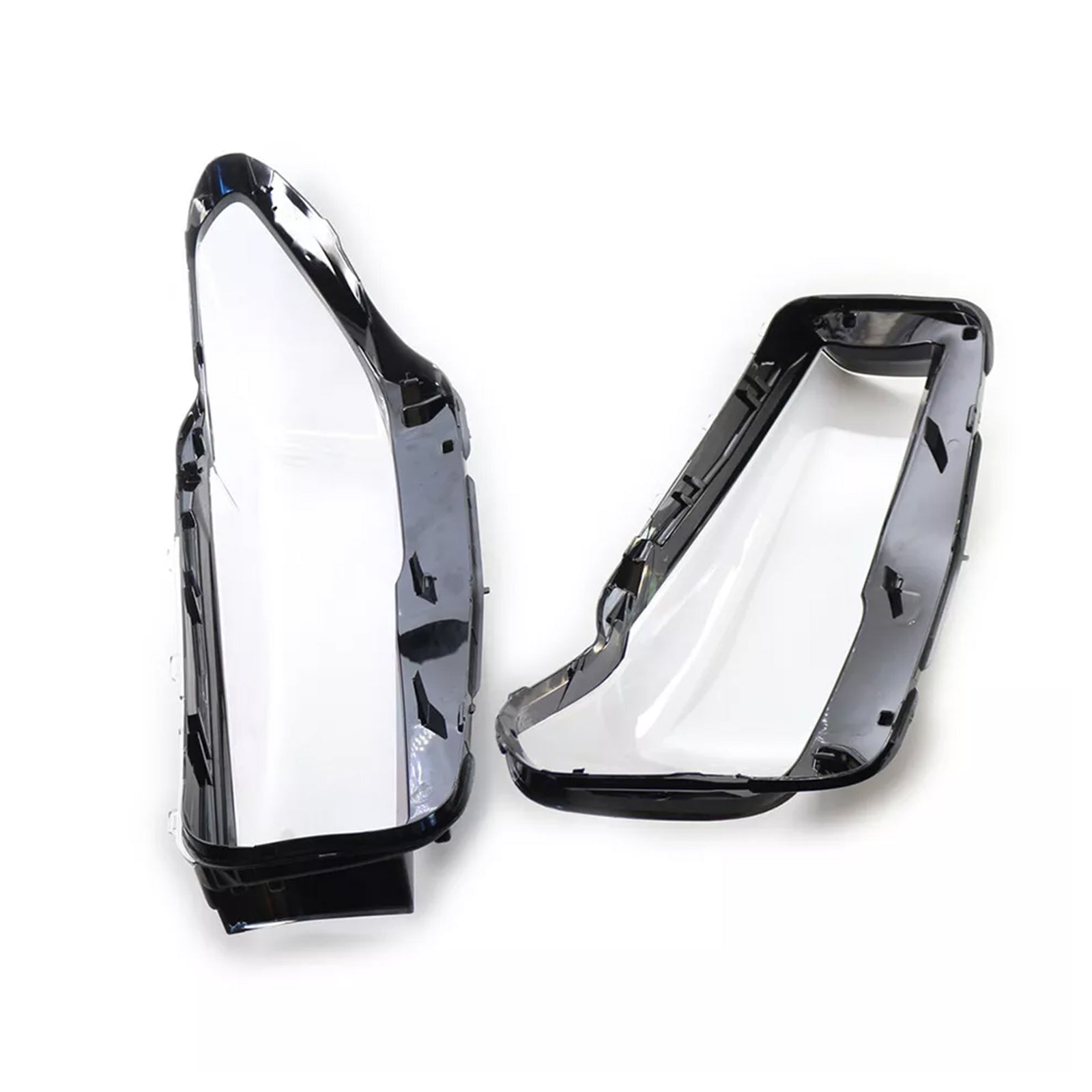 2PCS Headlight Headlamp Lens Cover Shell For BMW 5 SERIES G30 G38 2020-2022