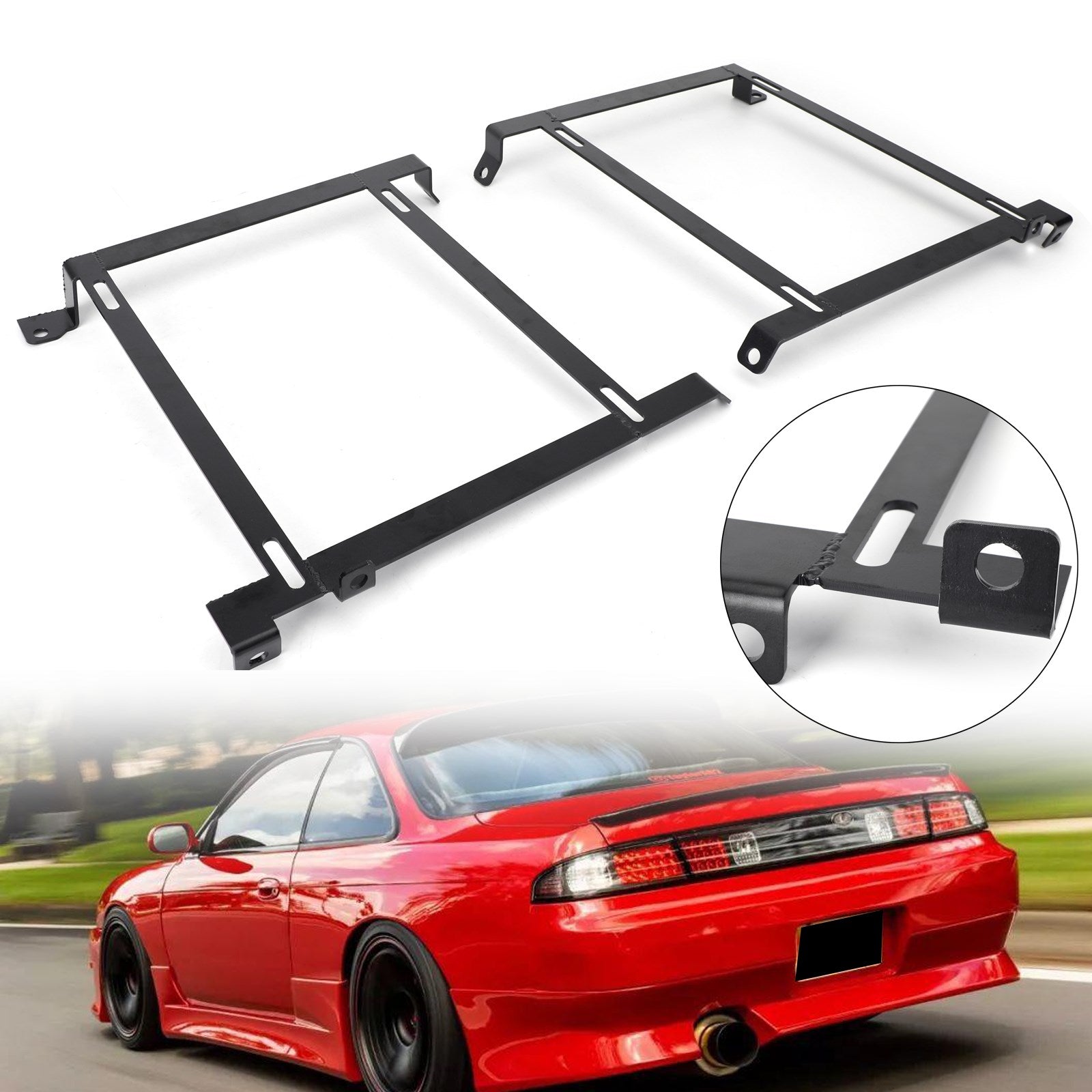 1989-1998 S13 S14 Nissan 240Sx Low Mount Racing/kuipstoel Trek stalen beugelbasis