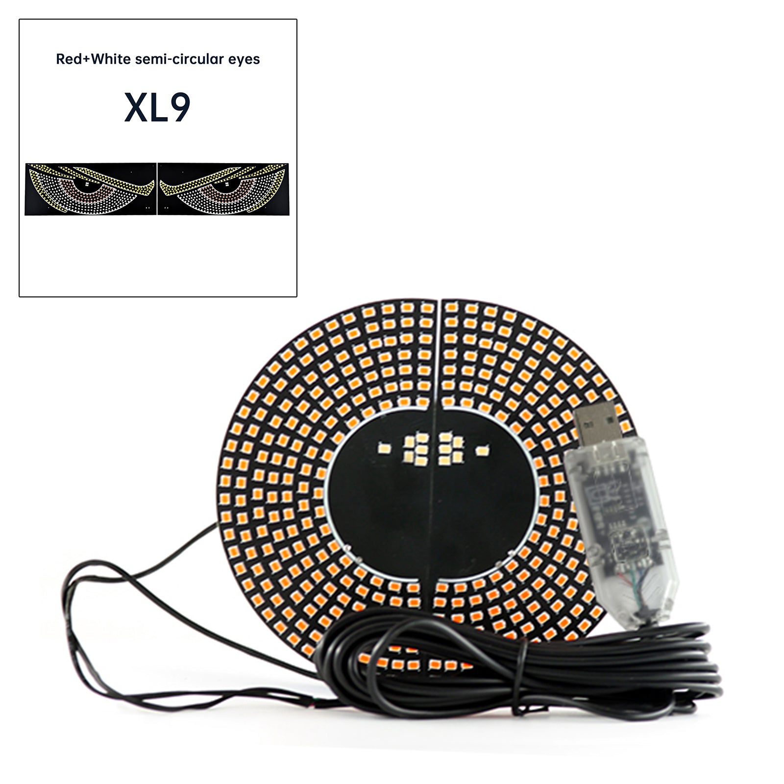 LED-scherm Devil's Eye Car Eye Light Truck Dynamisch LED-licht