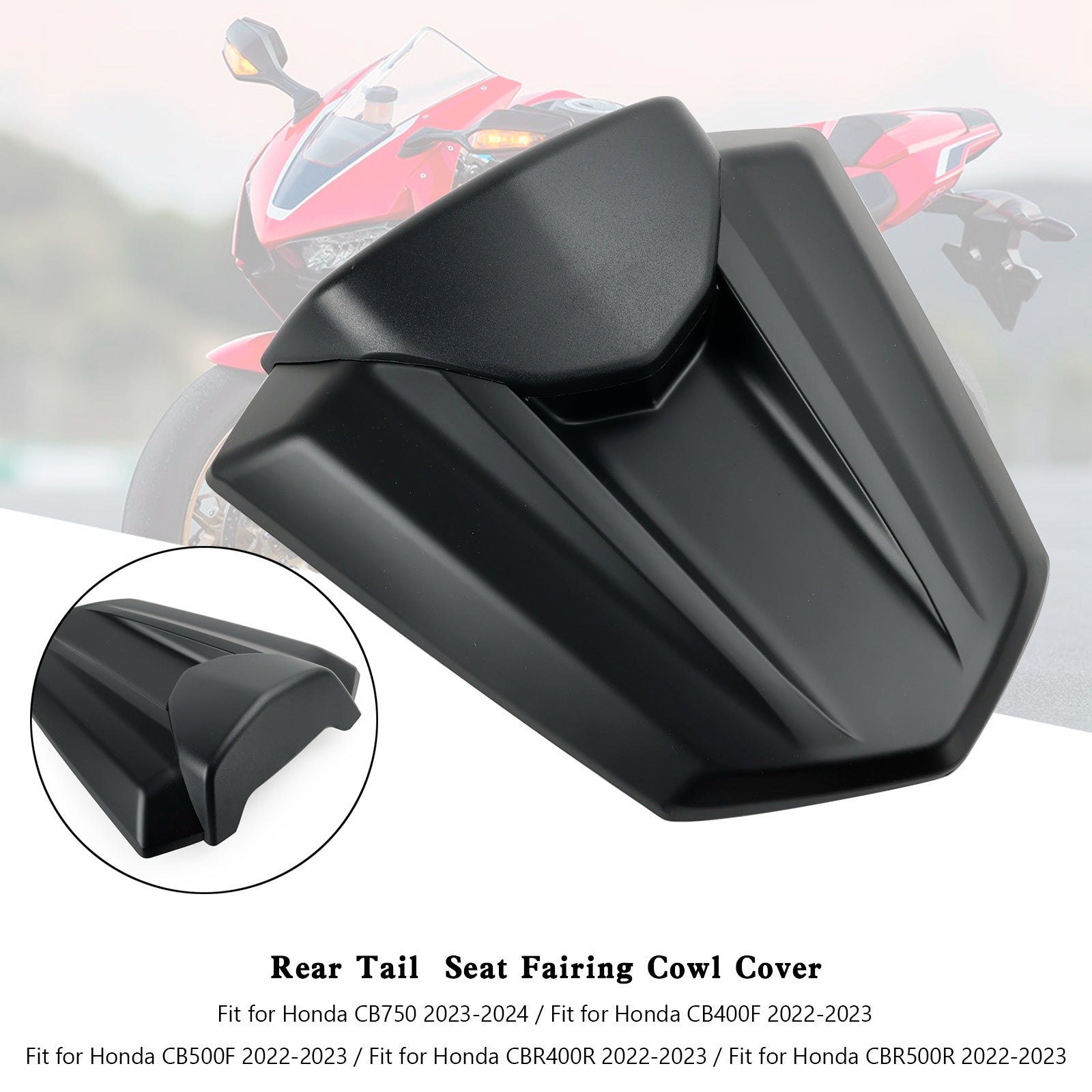 Housse de carénage de siège arrière Honda CBR500R 2022-2023