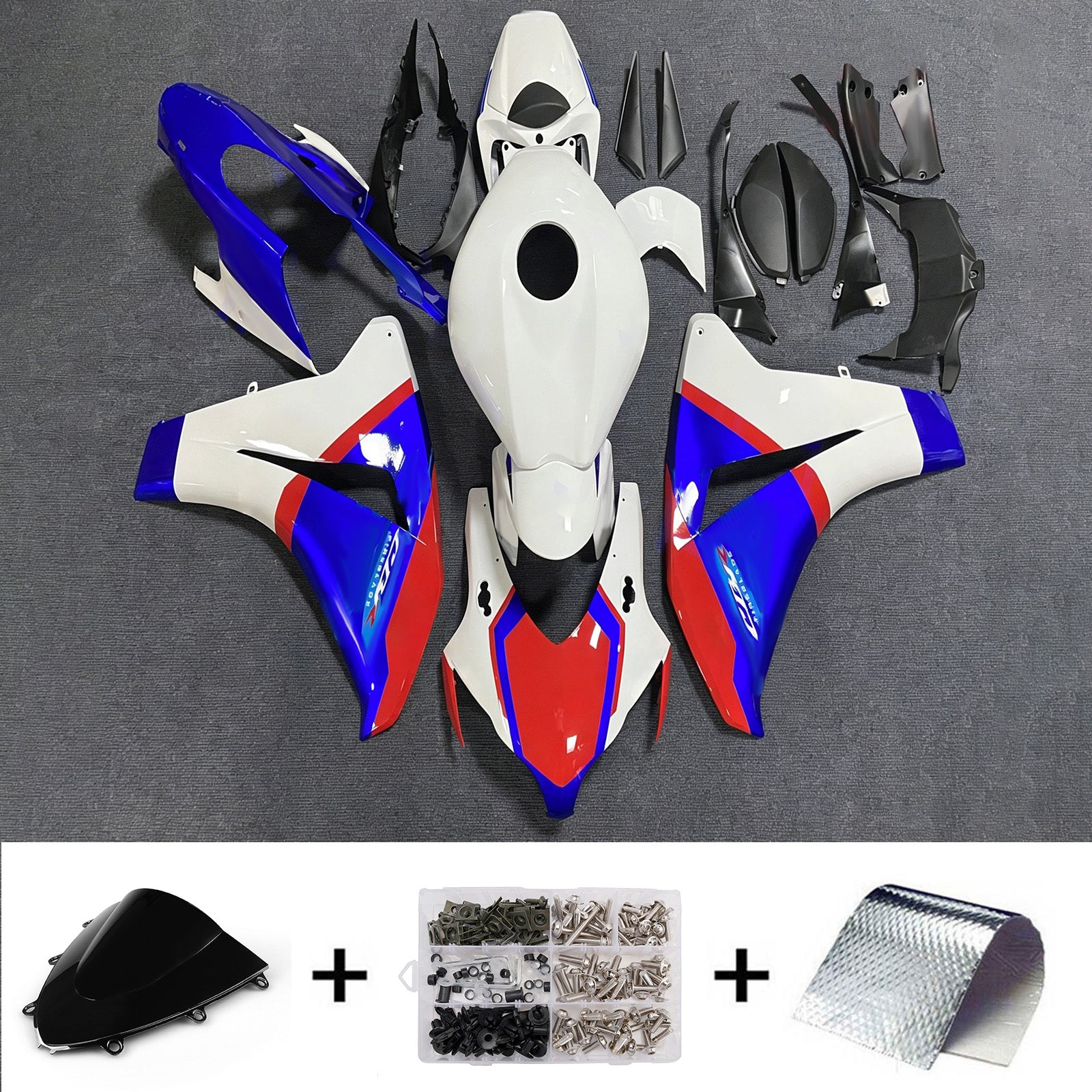 Injection Fairing Kit Bodywork Plastic ABS For Honda CBR1000RR 2008-2011