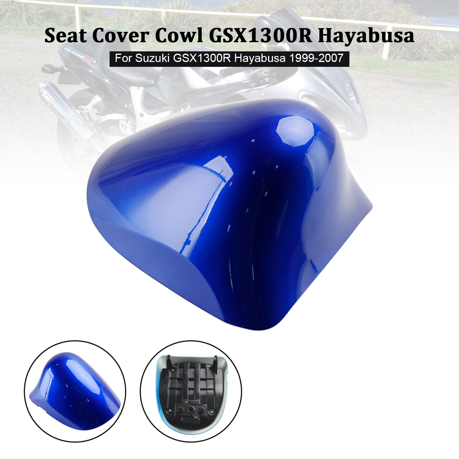 Rear Seat Fairing Cover For Suzuki GSX1300R GSX-R1300 Hayabusa 1999-2007