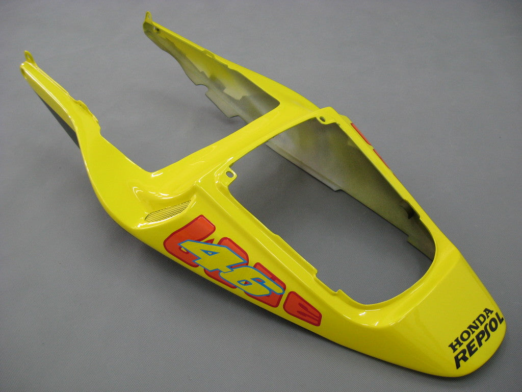 2003-2004 Honda CBR 600 RR Yellow Black Valentino Rossi Repsol Moto Racing Fairings Generic