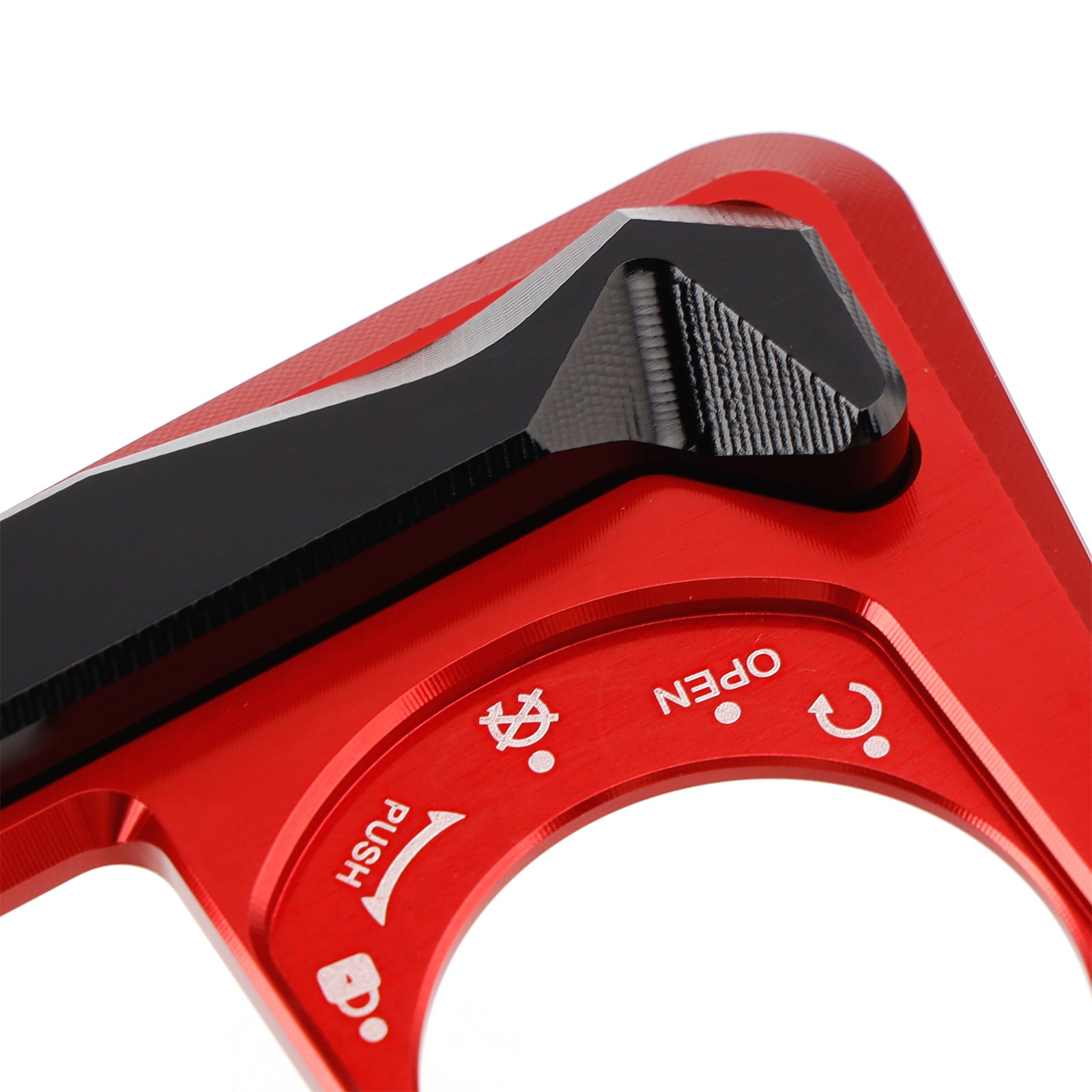 Couvercle de cylindre de clé en aluminium rouge, pour Honda PCX125 PCX160 2021 – 2024