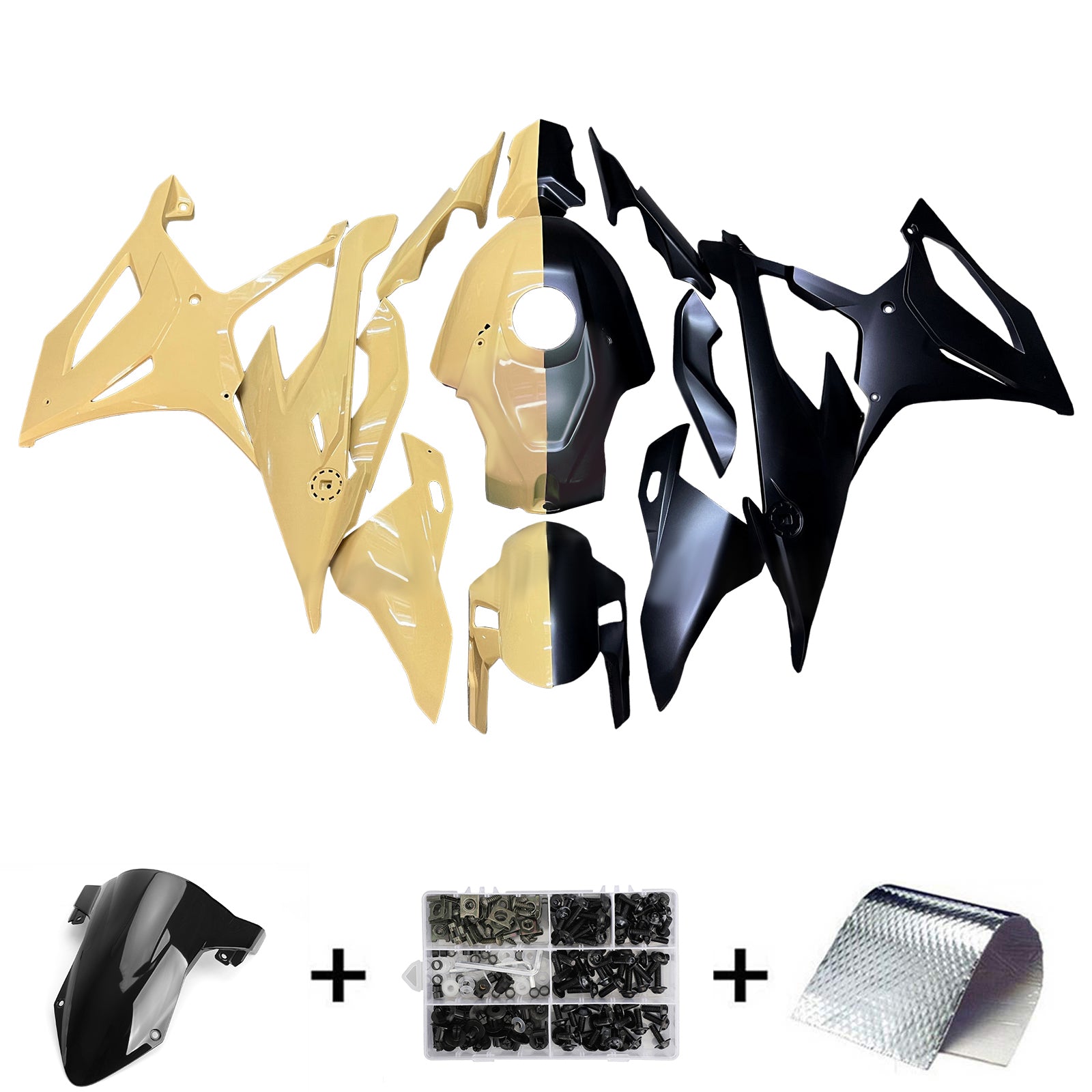 2019-2022 BMW M1000RR S1000RR INJECTION KIT FAIRING KIT BODLOW ABS PLASTIQUE