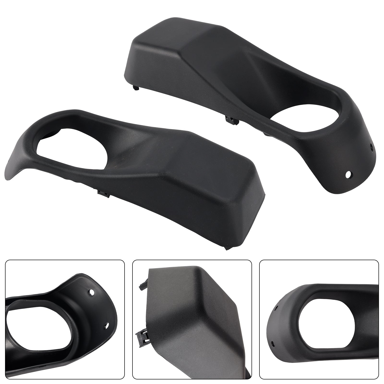 2018-2025 Jeep Wrangler JL Gladiator Par de neblina de neblina de nevoeiro Trim 68295558aa