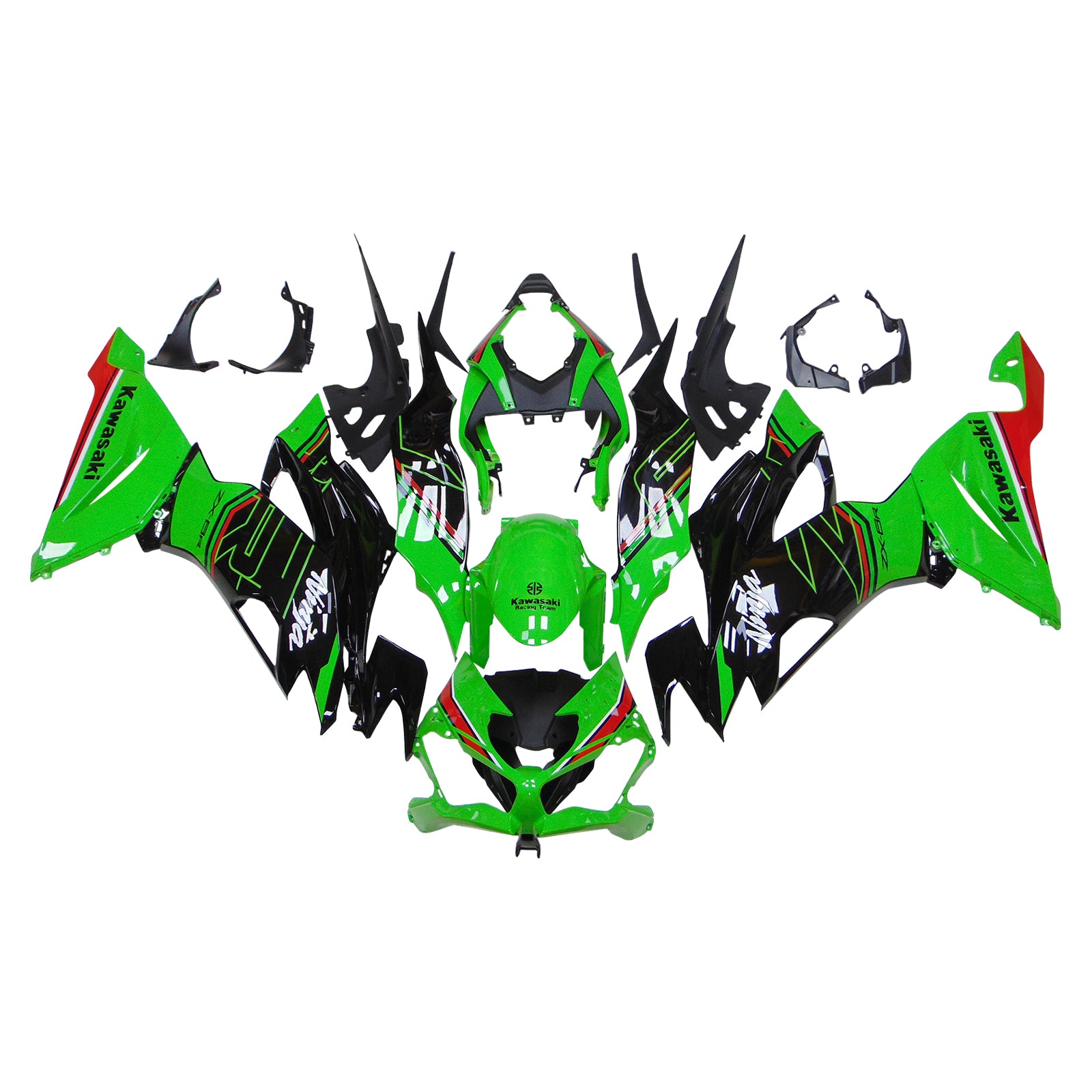 2019-2023 Kawasaki ZX6R Injection Fairing Kit Bodywork Plastic ABS