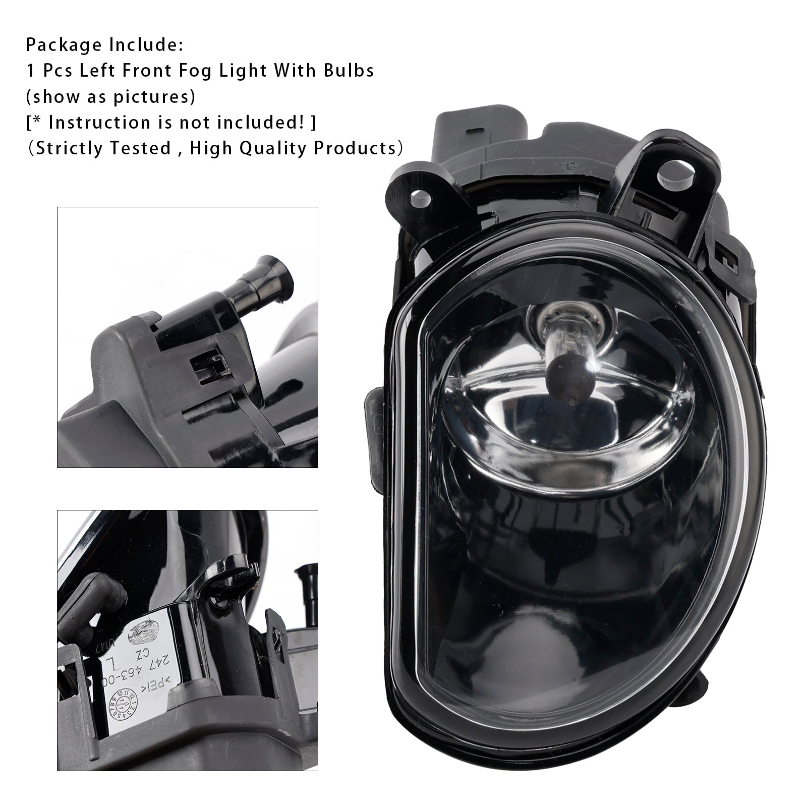 2004-2007 Audi A8 D3 1 Pcs Left Driver Side Front Bumper Fog Light