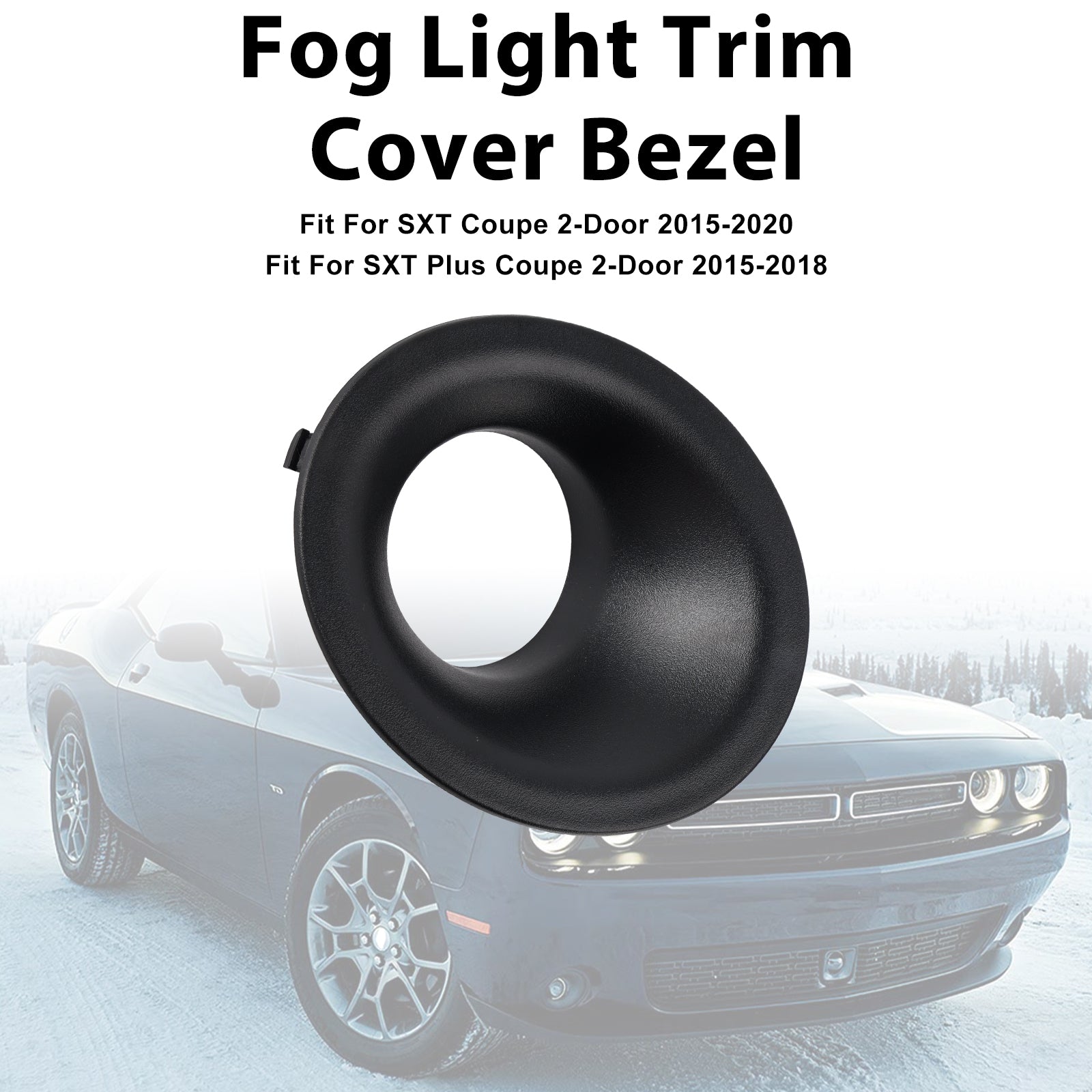TRAPE DE LUMINE DE FOG avant gauche pour Dodge Challenger 2015-2021 68259663AA