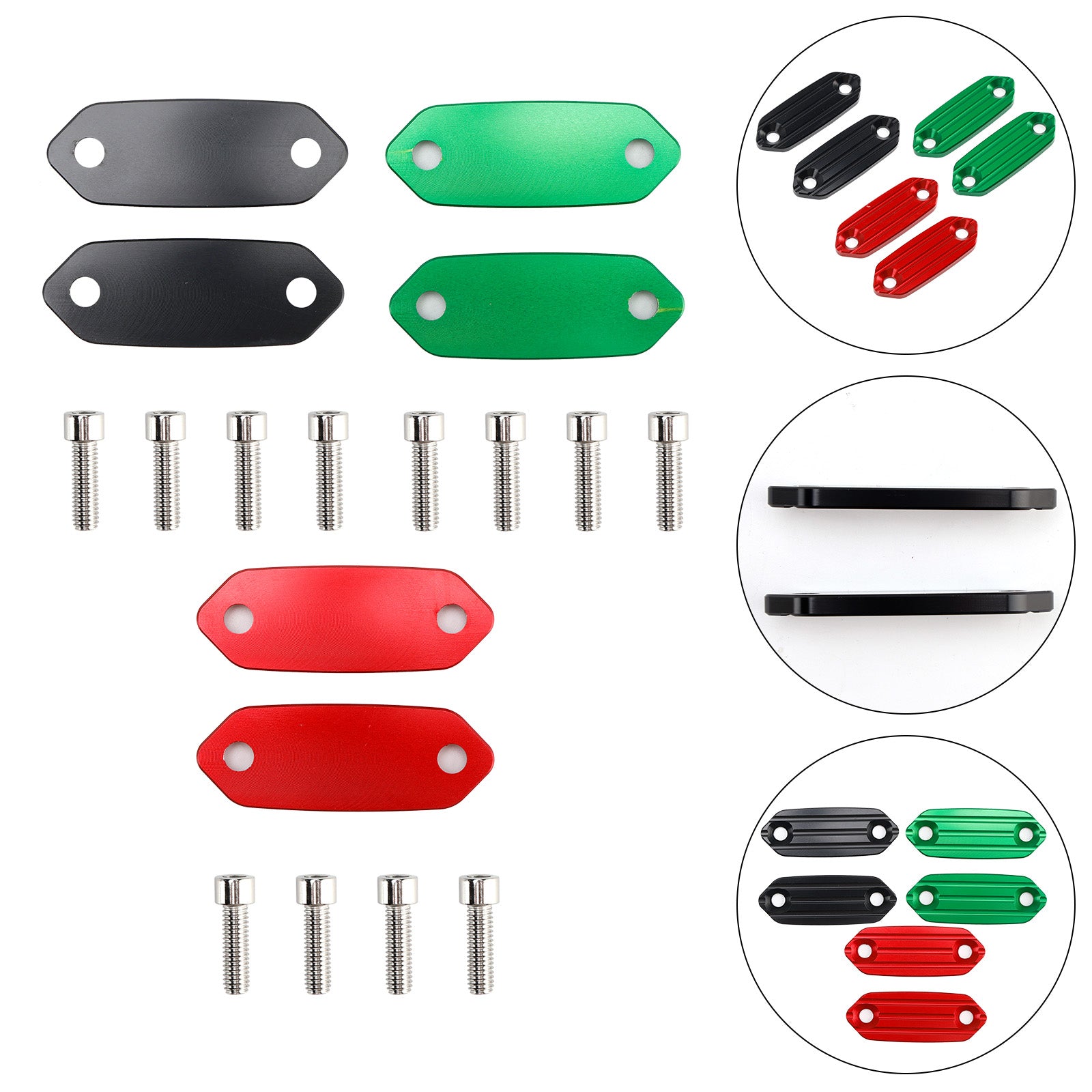 Plaque de blocage de miroir pour Kawasaki Ninja 300 250 400 125 ZX6R 636