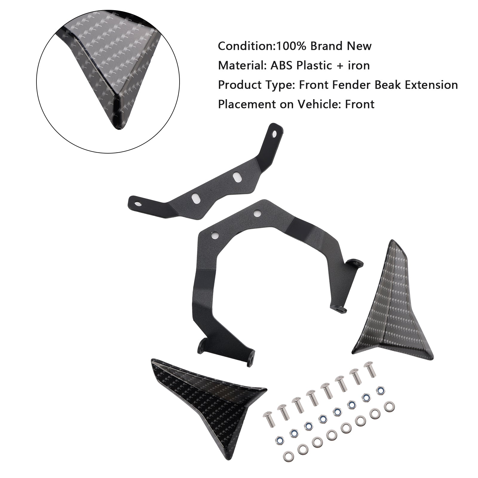 2023-2024 Honda CB750 Hornet Front Beak Extension Nose Lower Wing