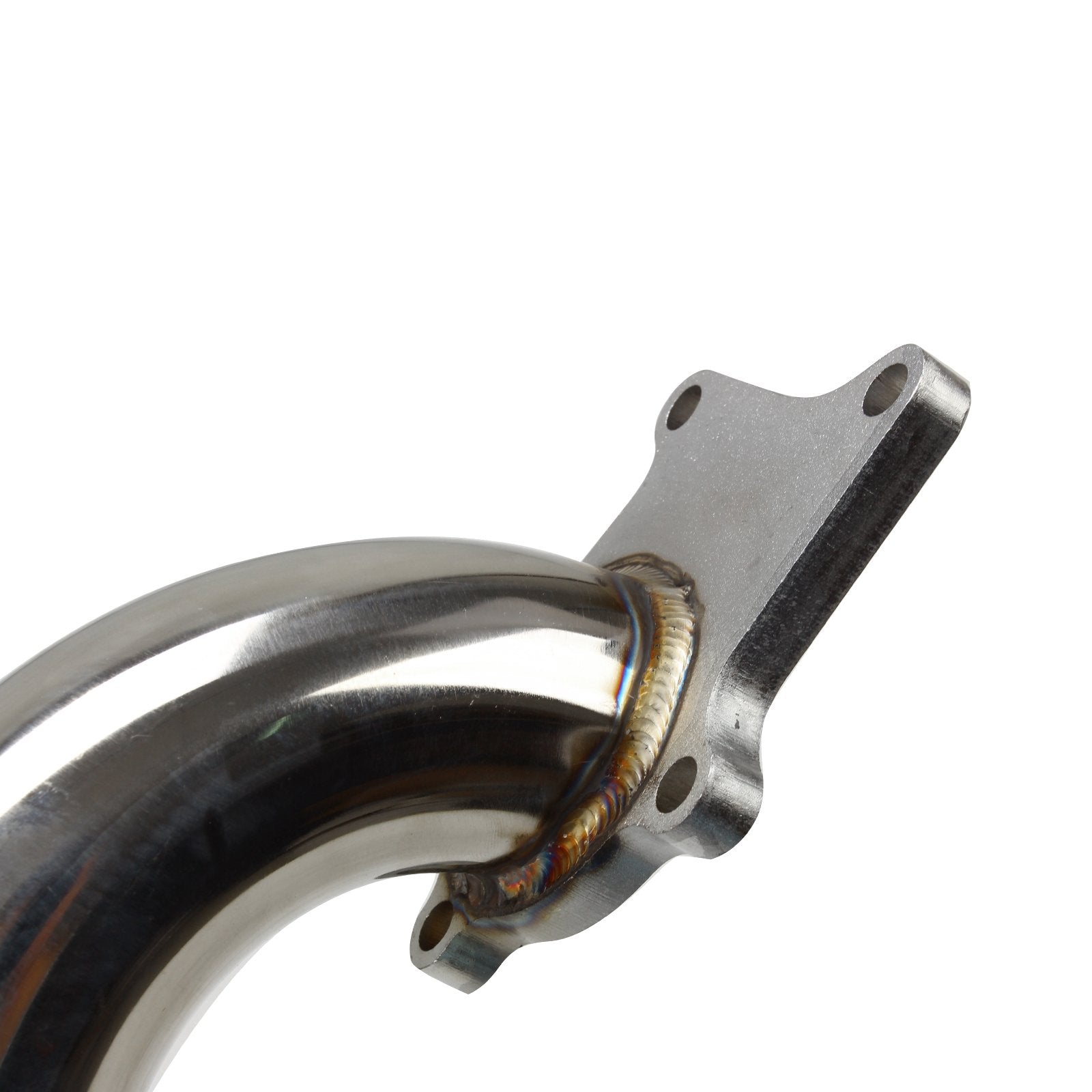 Bride à 5 boulons T3/T4 T04E en acier inoxydable 2.5" Tuyau de descente/tuyau de décharge d'échappement turbo + joint