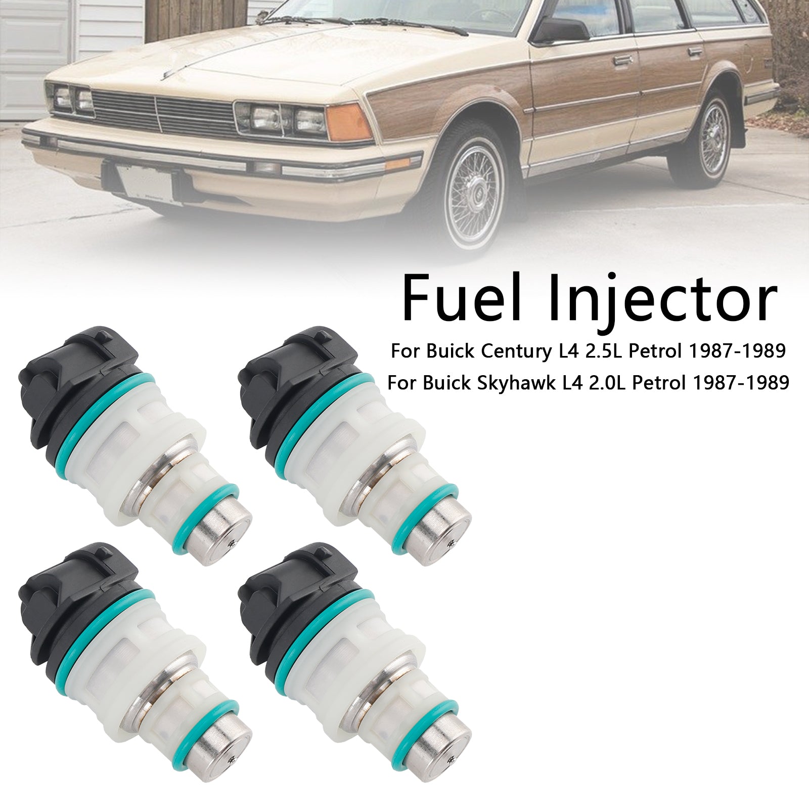 4PCS Fuel Injector 17111814 Fit Chevy Cavalier Corsica Fit Buick Century