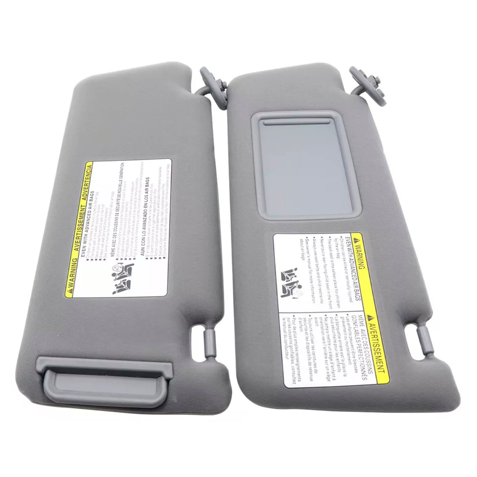 2 piezas de parasol gris izquierdo para Nissan Altima 2013-2018 & Derecha 74320-04181-B1 74310-04181-B1