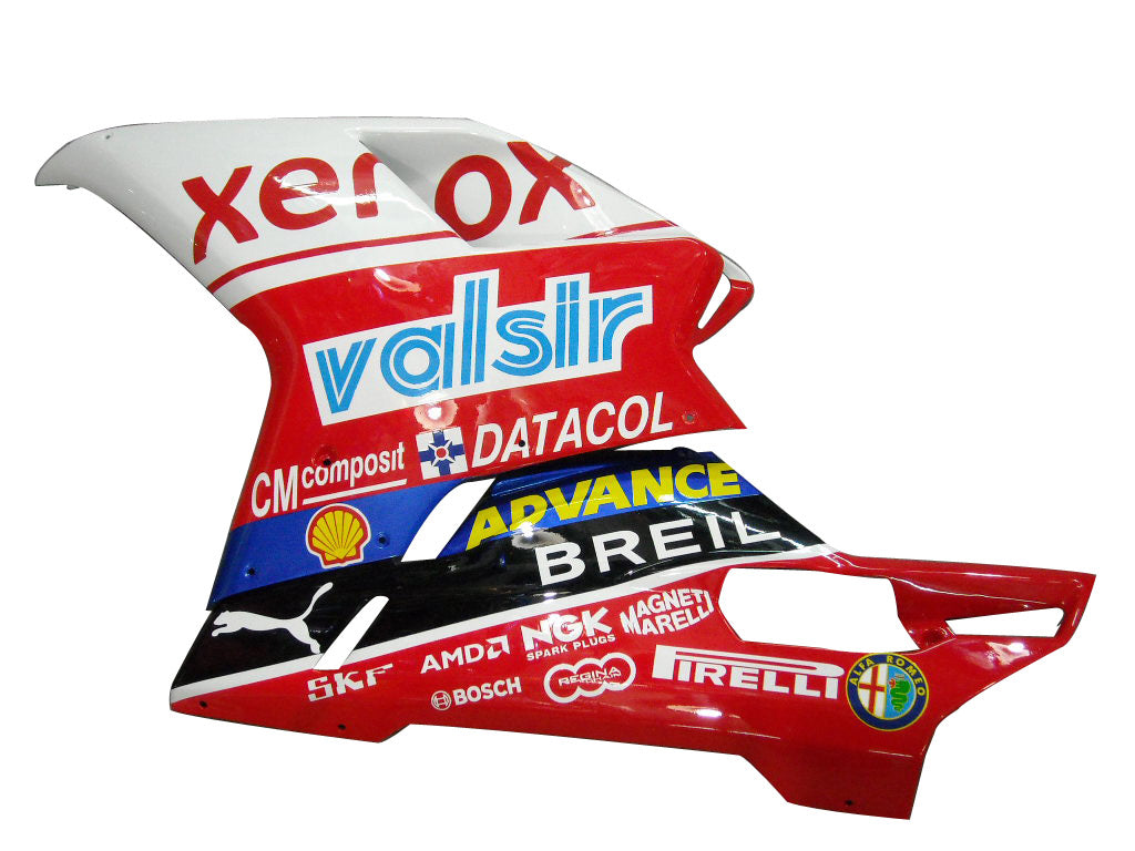 2007-2012 Ducati 1098/1198/848 Rood Xerox Carrosseriekuip ABS Spuitgietmatrijs 4# Generiek