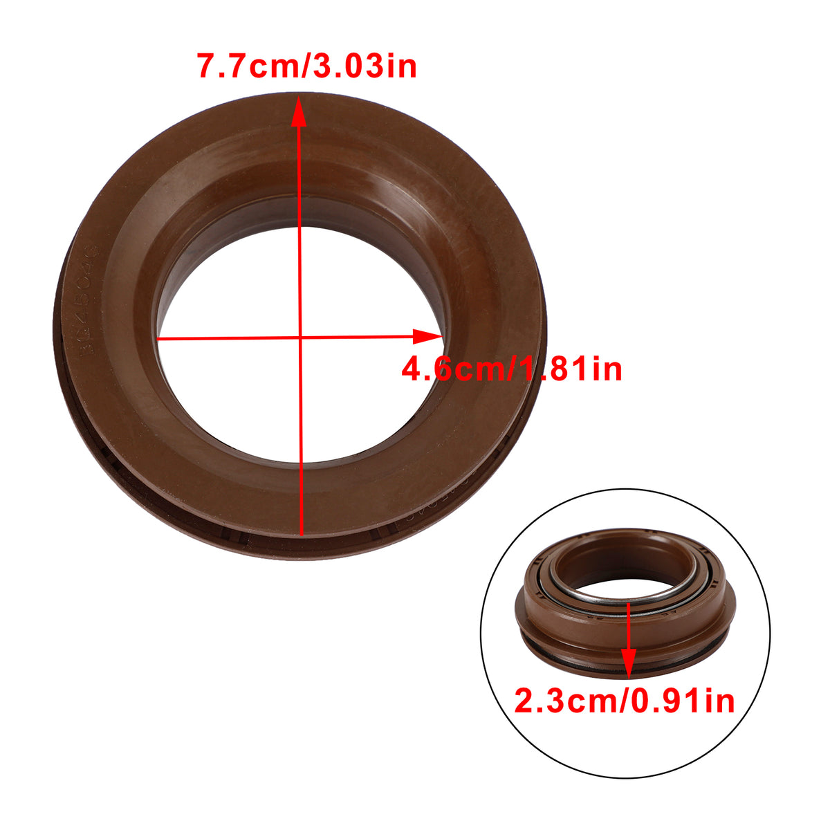 Kubota Tractor L3560GST Front Axle Oil Seal 34070-13370 3021-0006 Generic