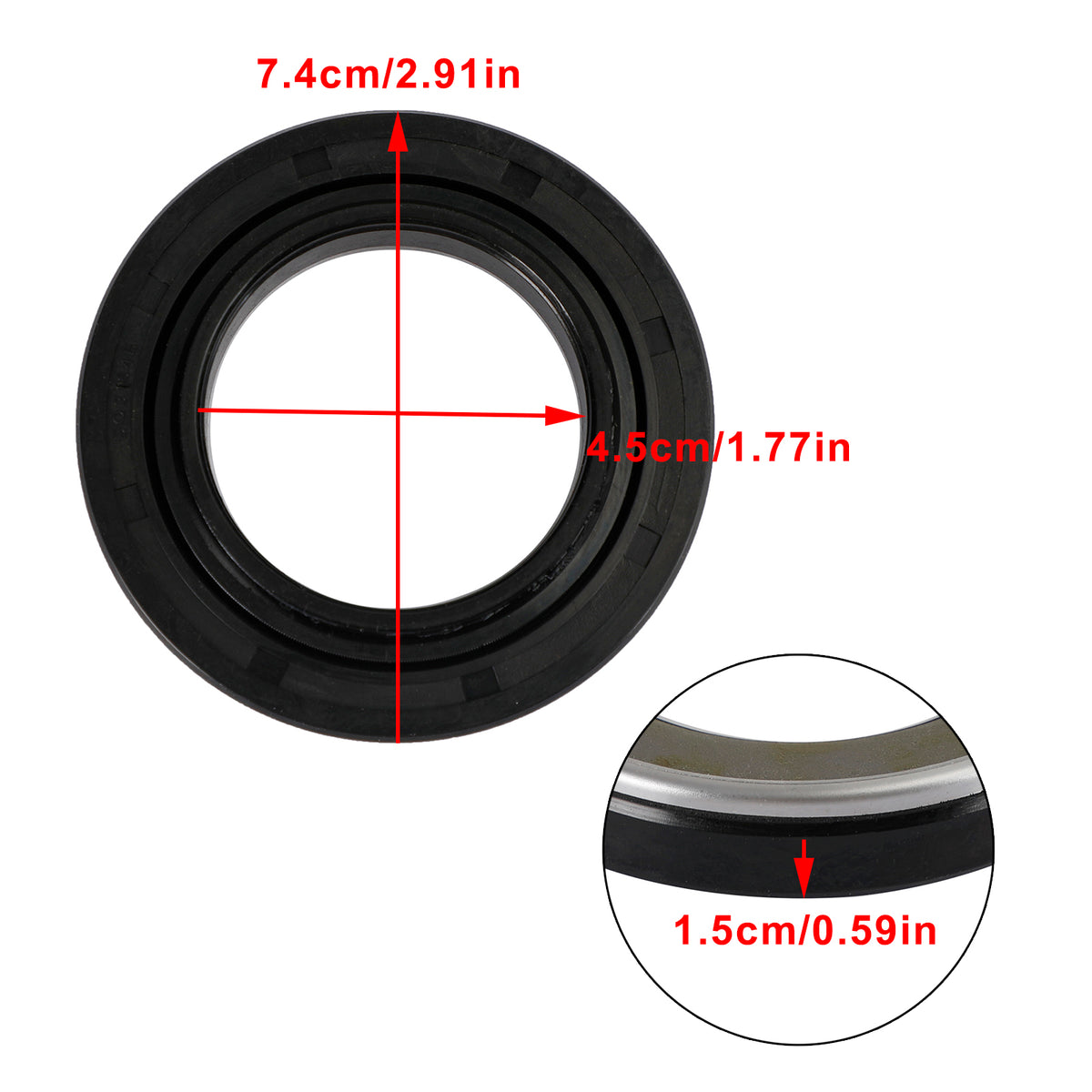 Kubota Tractor M5700DTHSC Oil Seal 31393-43530 3021-0002 Generic