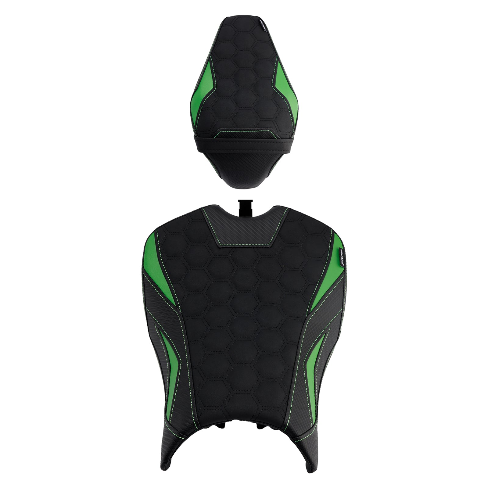 Driver&Passenger Seat Rear Cushion Green2 For Kawasaki Ninja Z900 Zr900-F 2025-
