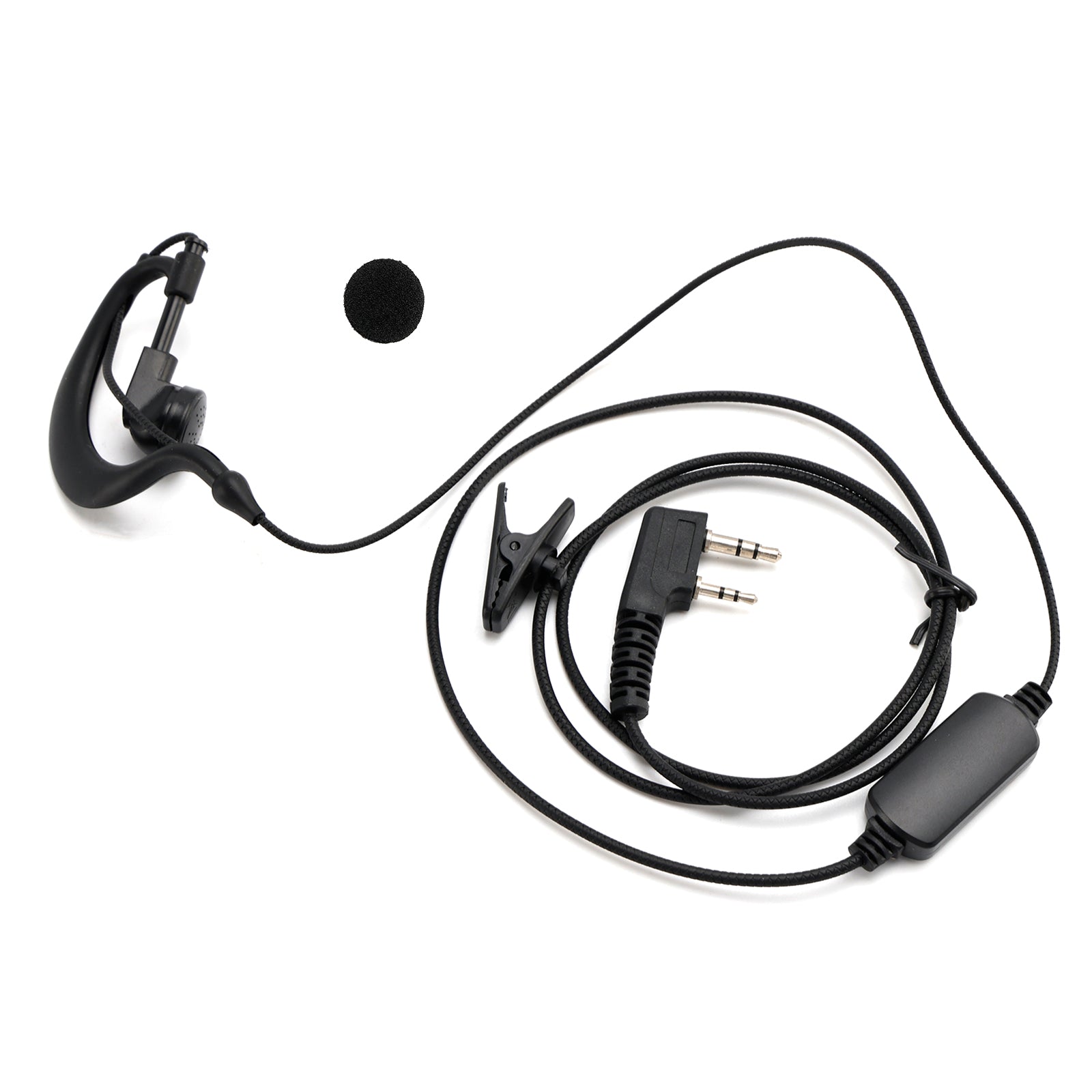 K-031 Pressure Wire Earhook Headset For TK-208 TH-D7 RPU416A KG-UVD1 TG-K4AT