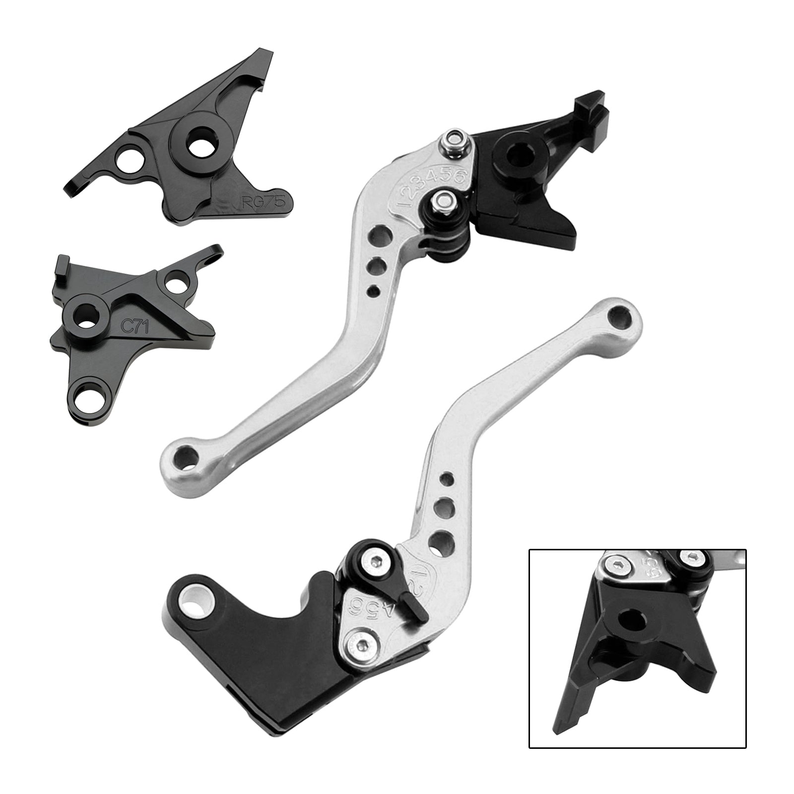 Ny kort clutchbremsespak passform for BMW R Nine T /Pure /Racer 2017-2023