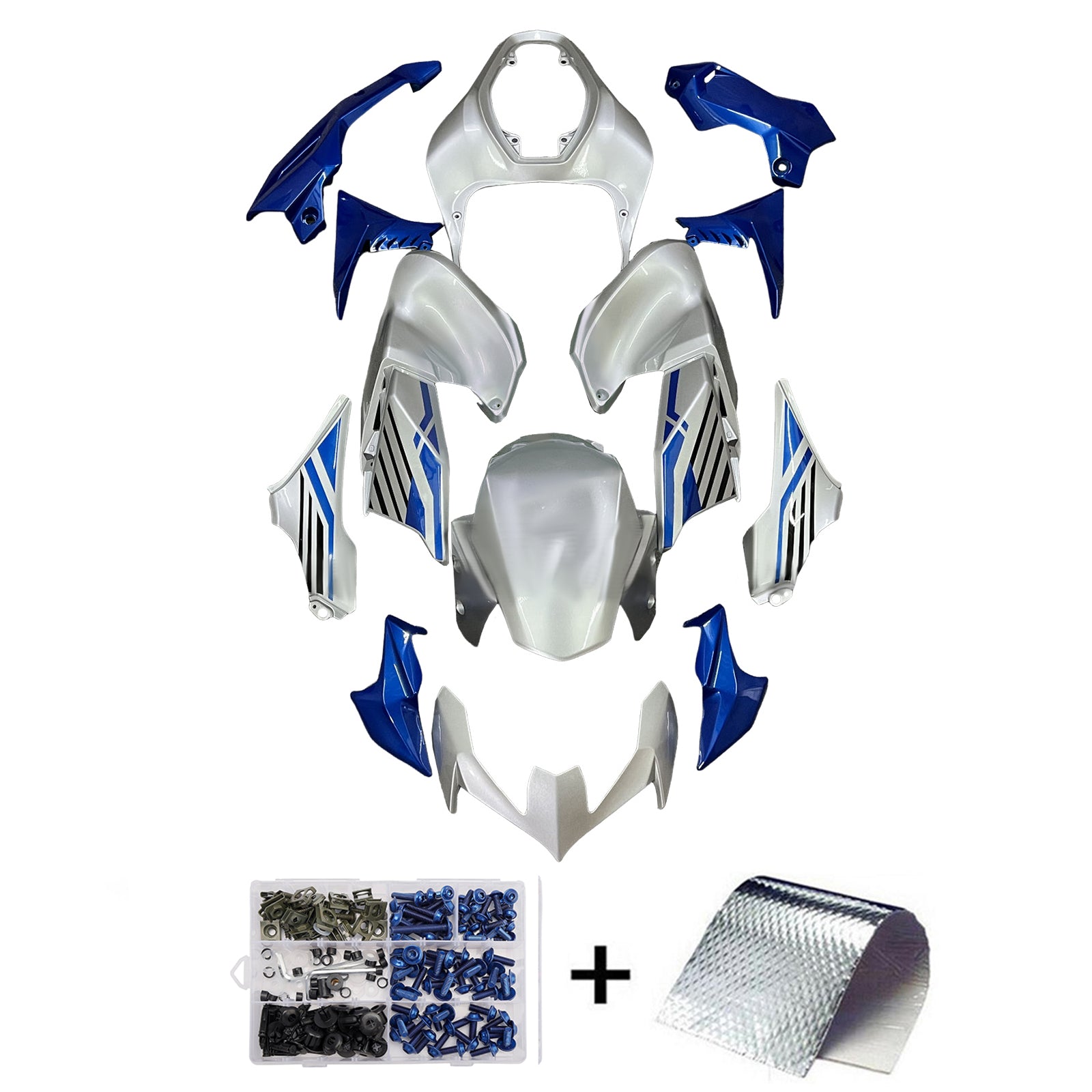 Injeksjon Fairing Kit Bodywork Plast Abs Fit for Kawasaki Z900 2020-2024