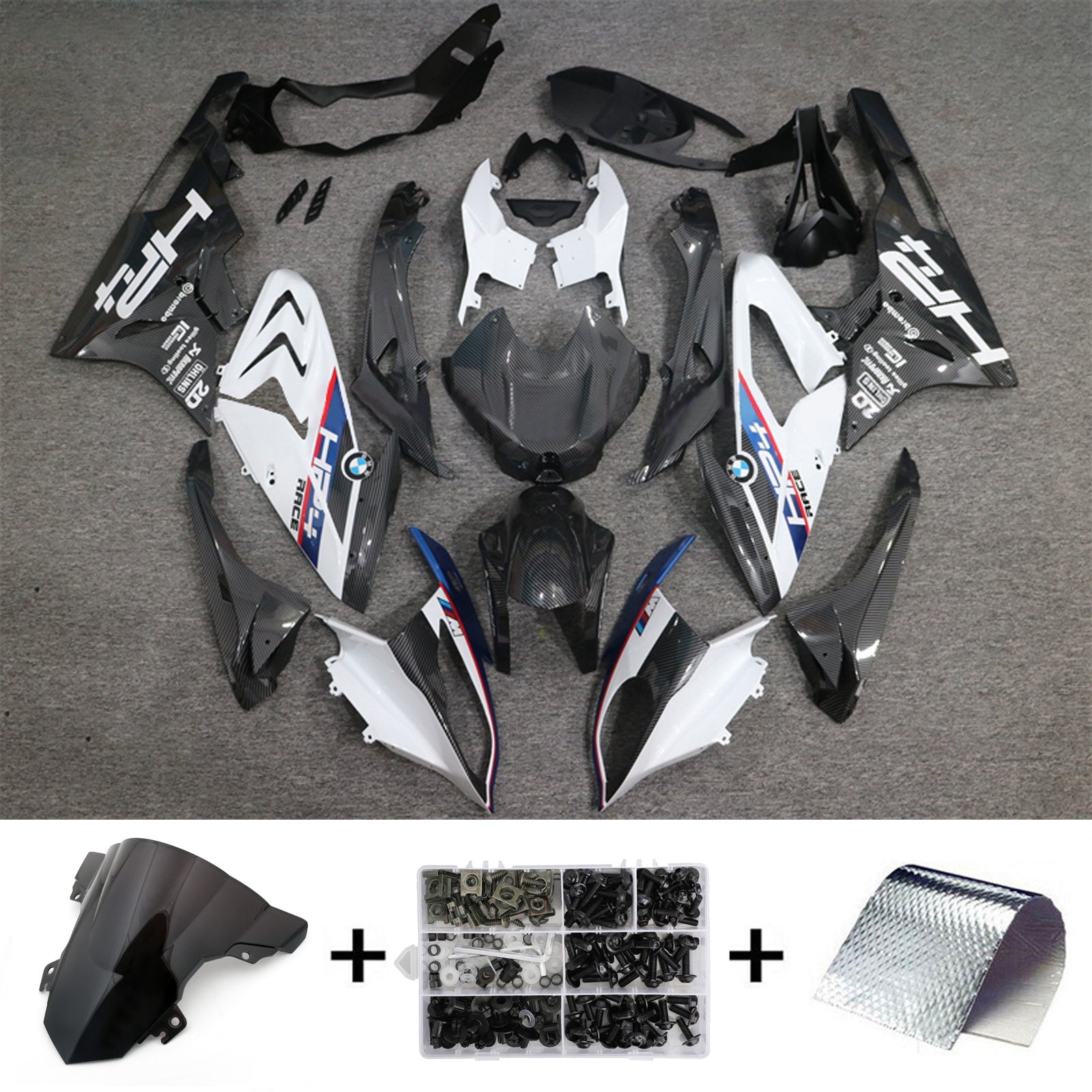 2017-2018 BMW S1000RR Injection Fairing Kit Bodywork Plastic ABS