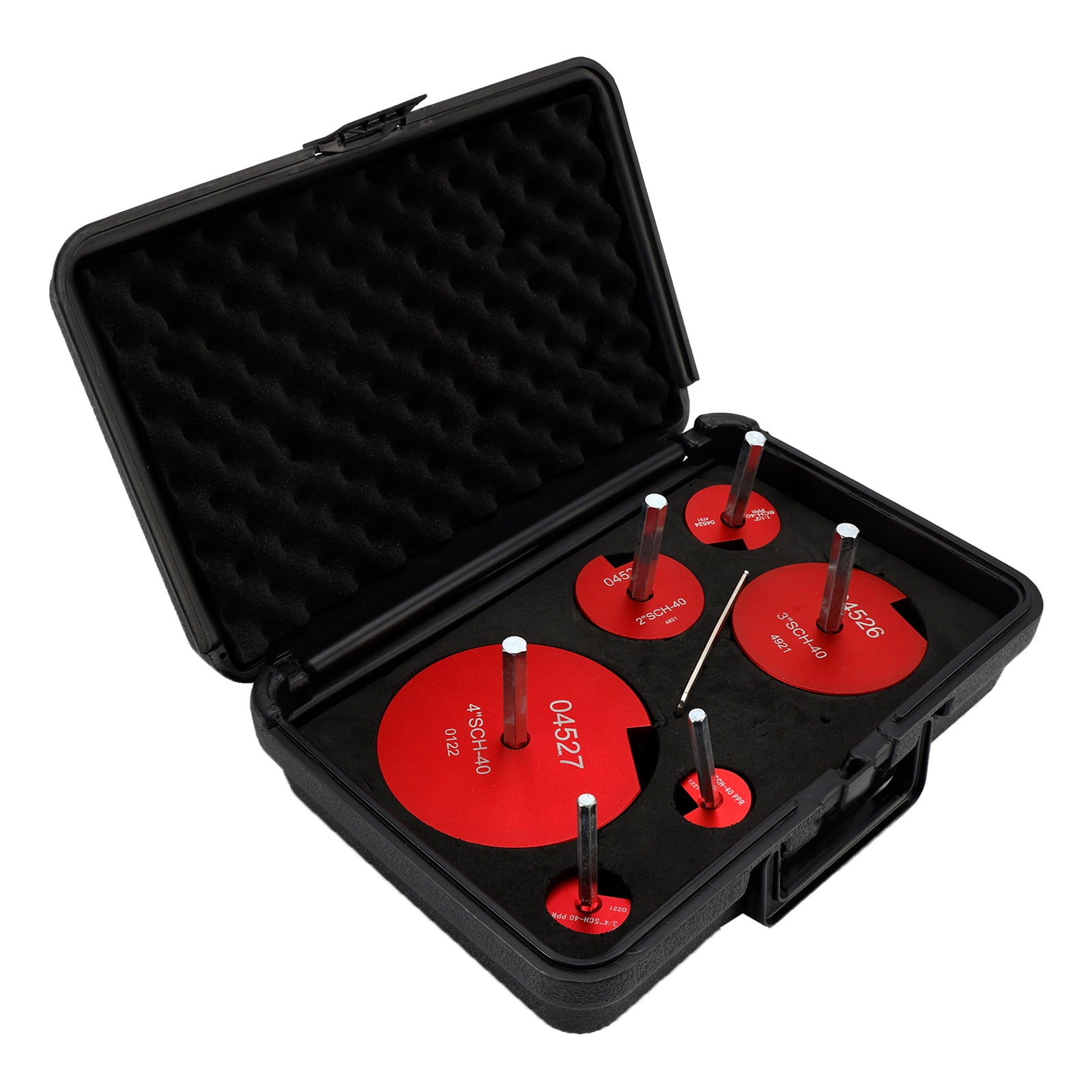 04529 Pour kit d'alésoir pour raccord de tuyau en plastique PPRK6 6 pièces, adapté à la norme 1/2"Exercices