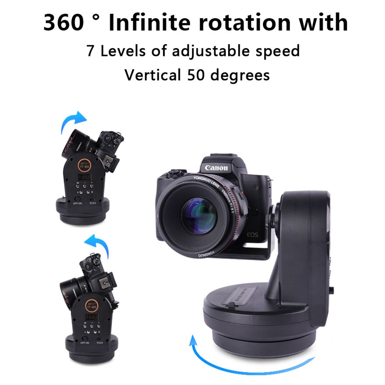 YT-800 Camera Electric Cloud Platform 360 Rotation Thermal Imaging Stabilizer