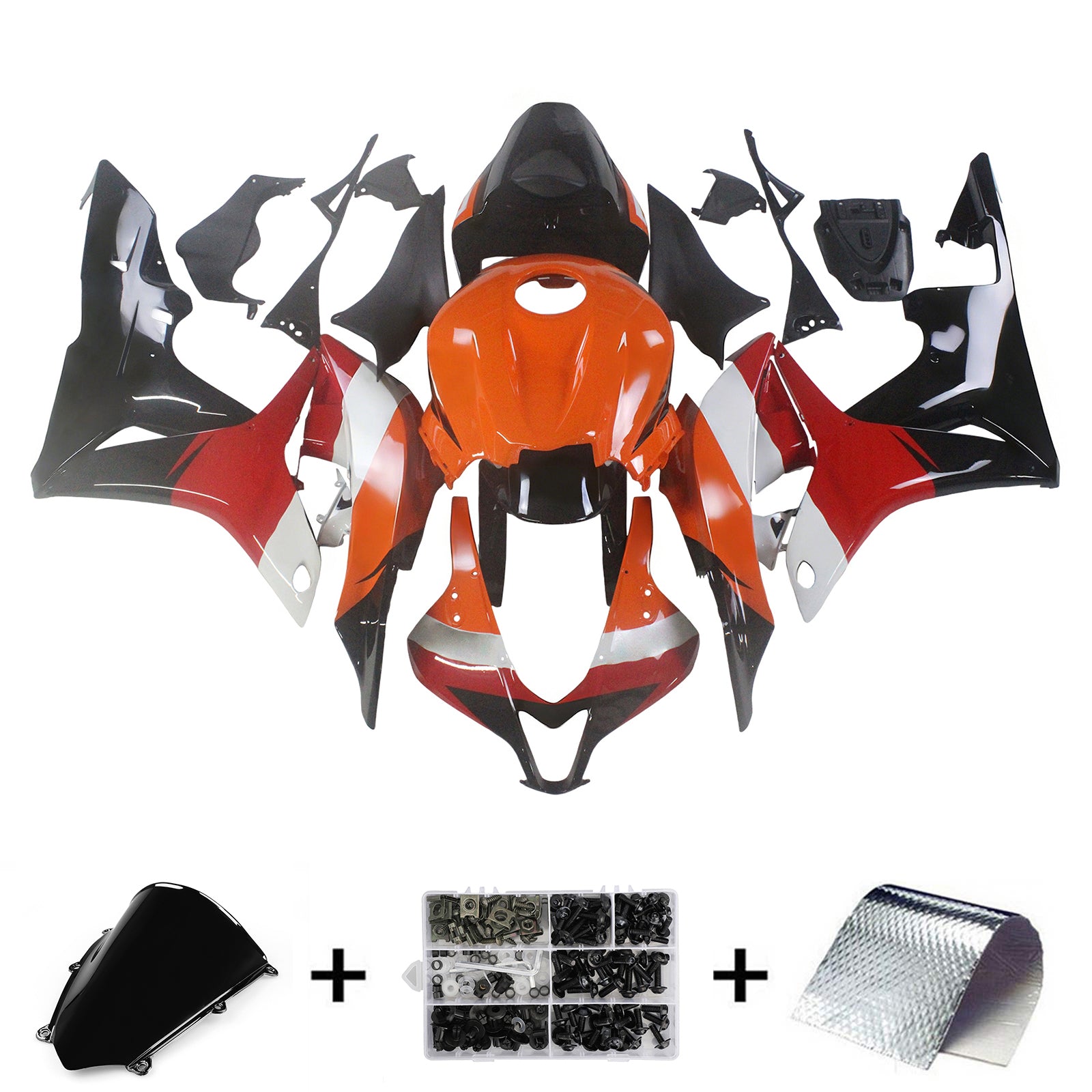 Injection Fairing Kit Bodywork Plastic ABS fit For Honda CBR600RR 2007-2008