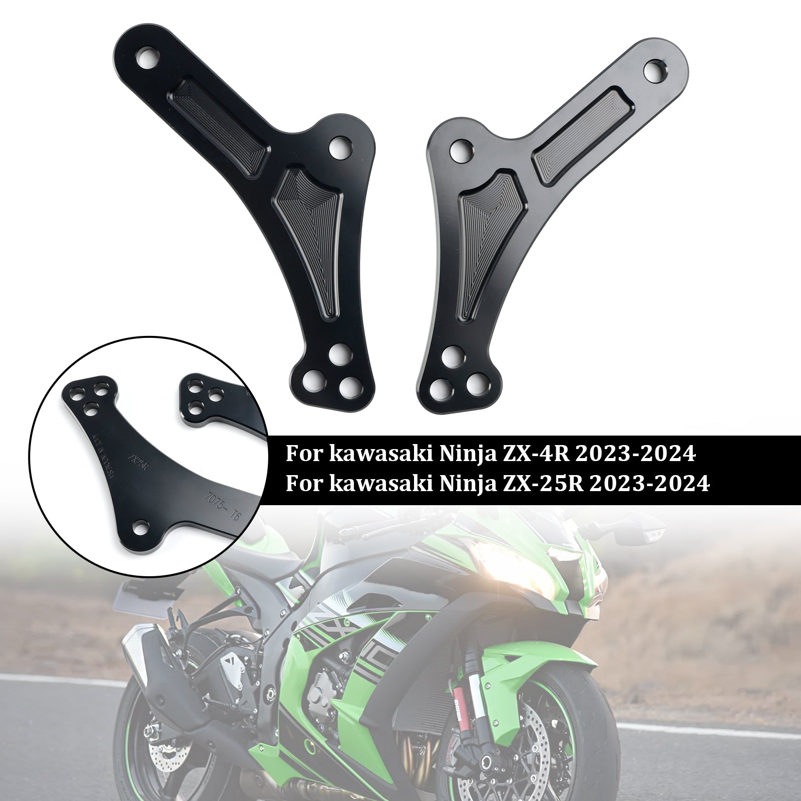2023-2024 KAWASAKI ZX-25R ZX-4R Justerbara lägre upphängningslänkar för