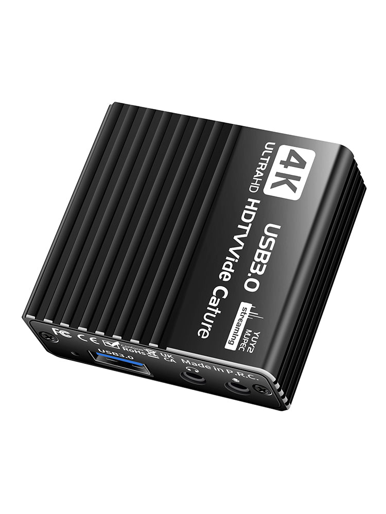 USB 3.0 video-opnamekaart HDMI 4K opnamebox Game Live-uitzending microfoon