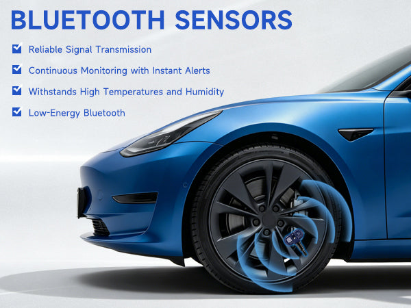 2021-2024 Tesla Model X 4Pcs Bluetooth TPMS Tire Pressure Sensor