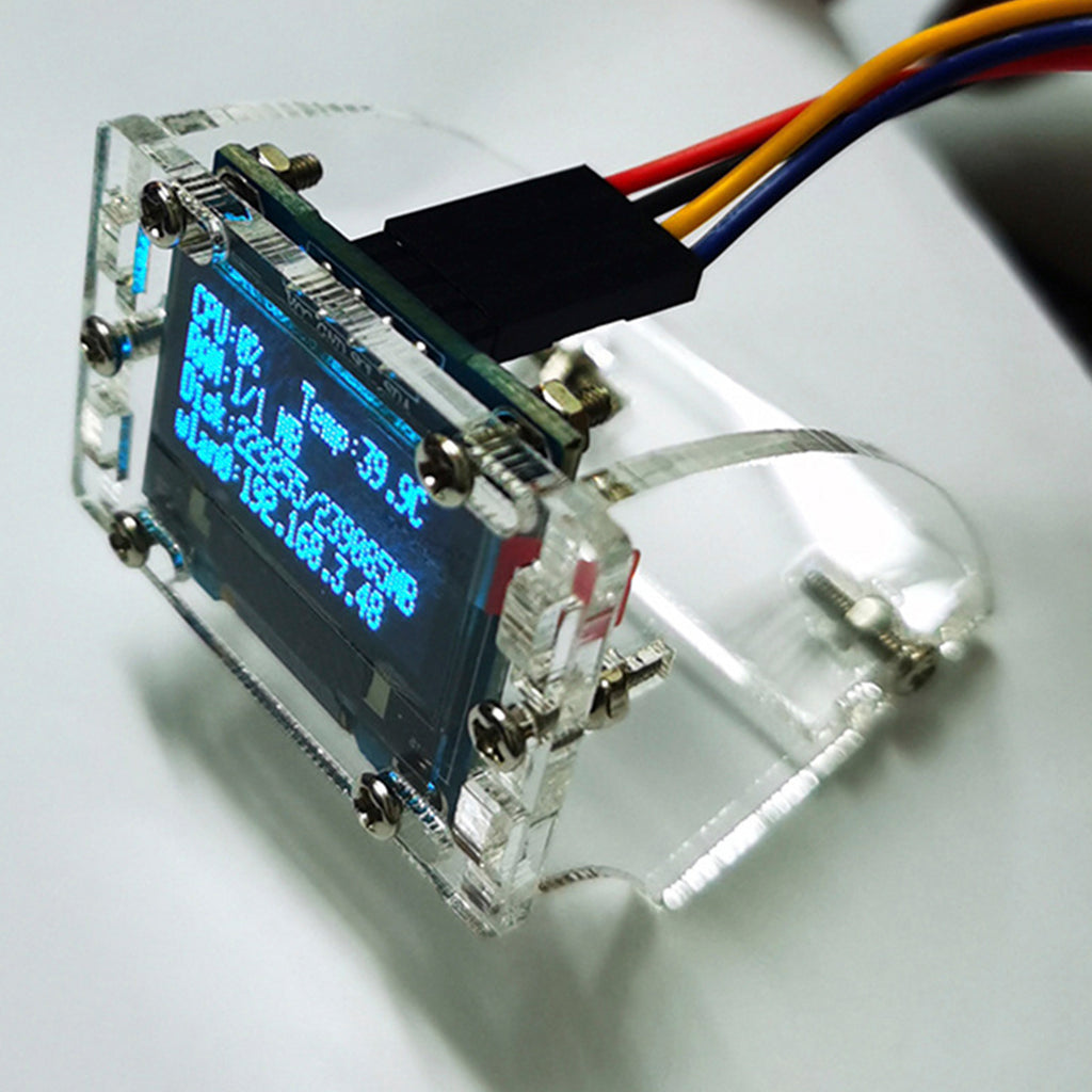 Oled Display For Raspberry Pi Raspberry Pi 4B 0,96-tommers OLED Display Module IP harddiskinformasjo