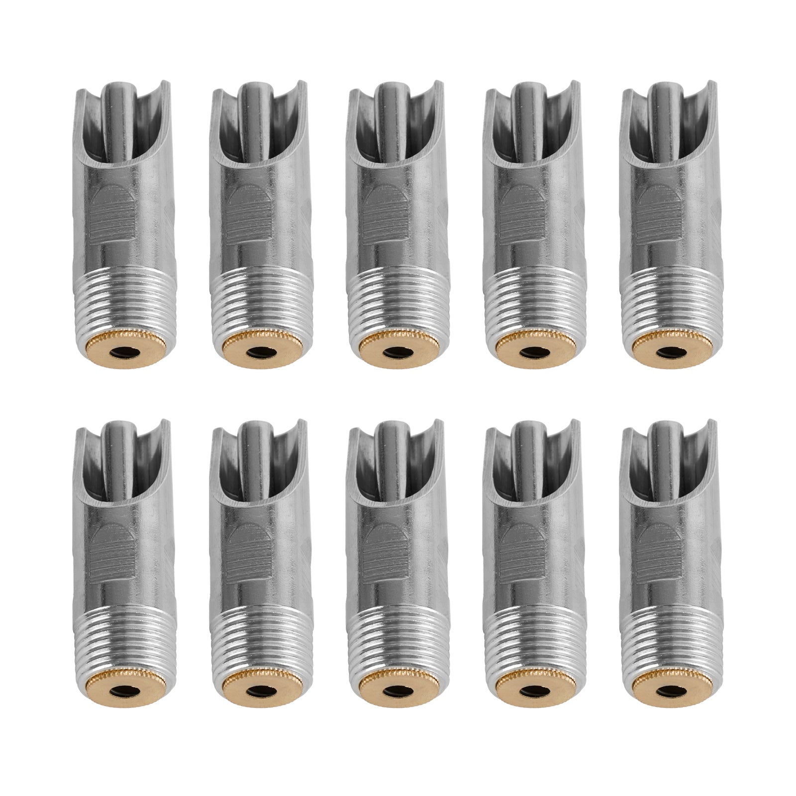 10Pc 1/2" Npt Pig Hog Nipple Drinker Automatic Waterer Feeder Stainless Steel