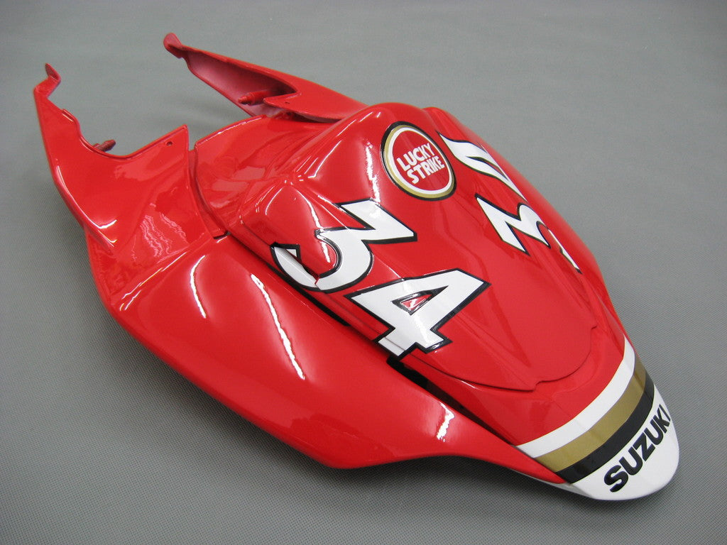 2007-2008 GSXR1000 Carénage de carrosserie rouge ABS Ensemble de plastiques moulés par injection générique