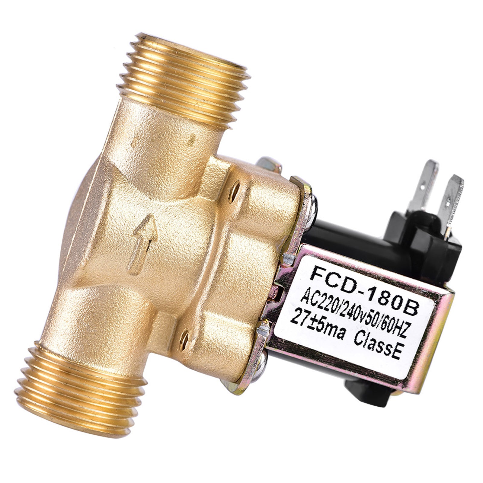 1/2" AC 220V Normally Closed Brass Electric Solenoid Valve For Water Control