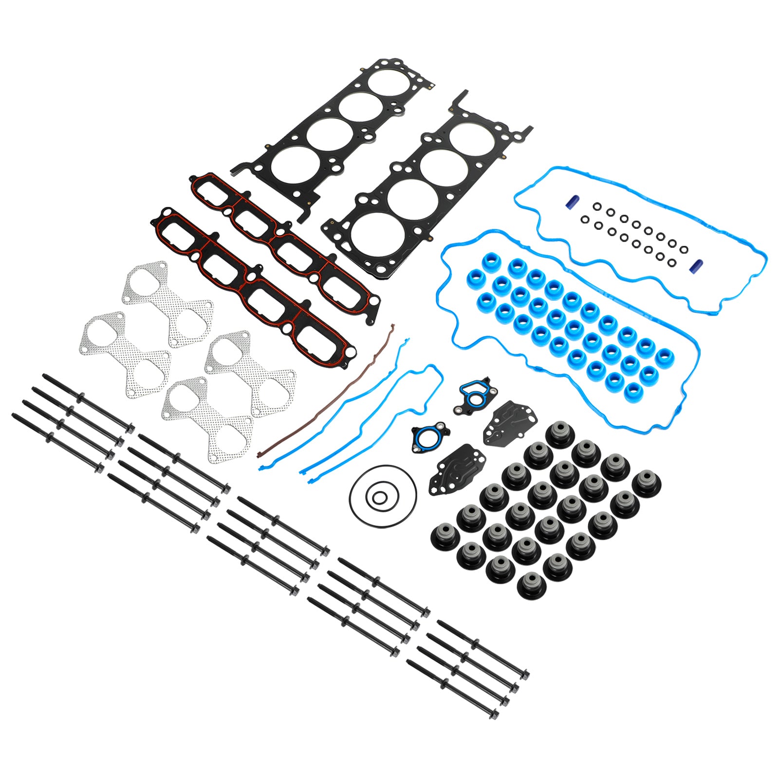 2004-2006 Ford F150 F250 F350 5.4L SOHC 24-Valve Head Gasket Set Bolts