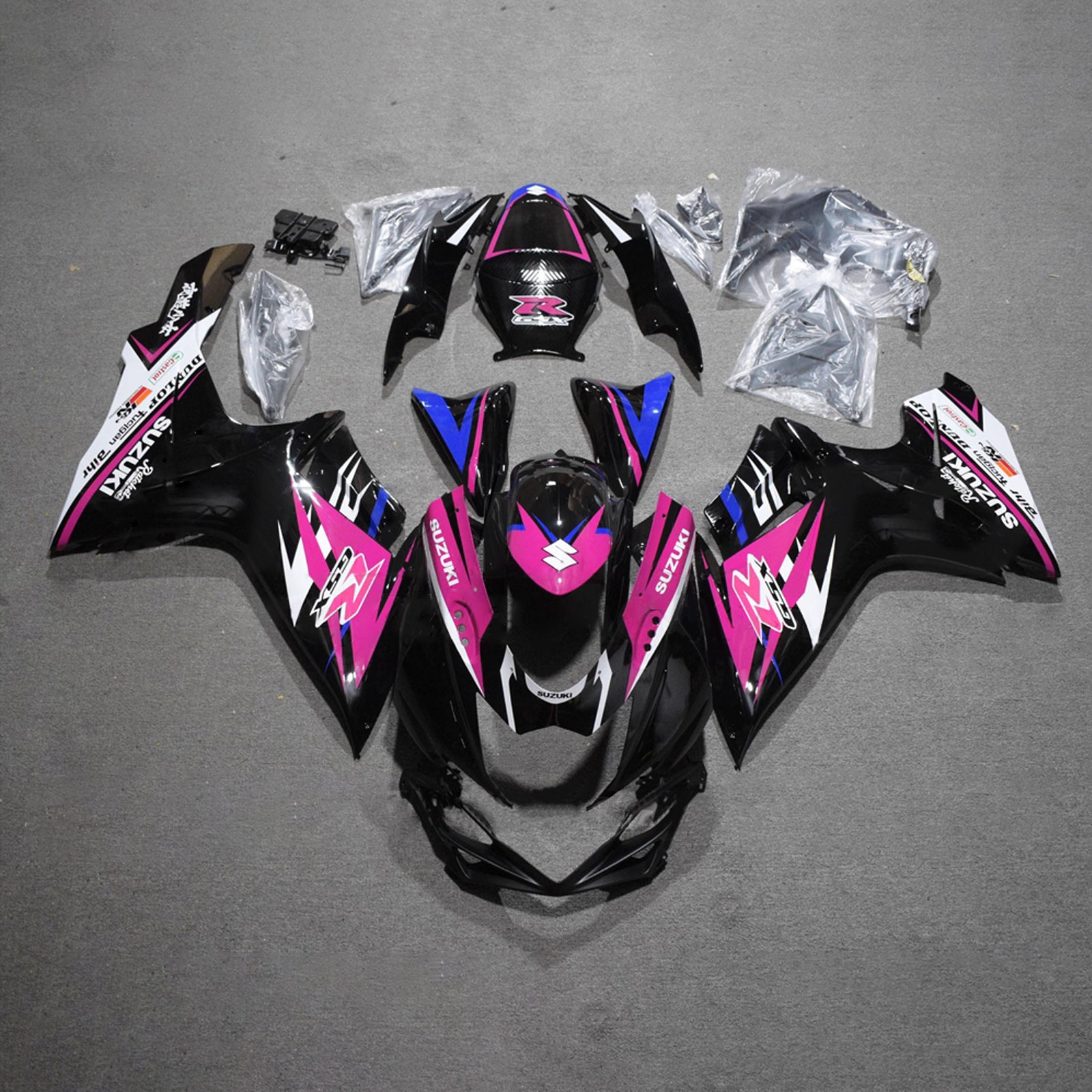 Injection Fairing Kit Bodywork Plastic ABS For Suzuki GSXR 600/750 2011-2026 K11