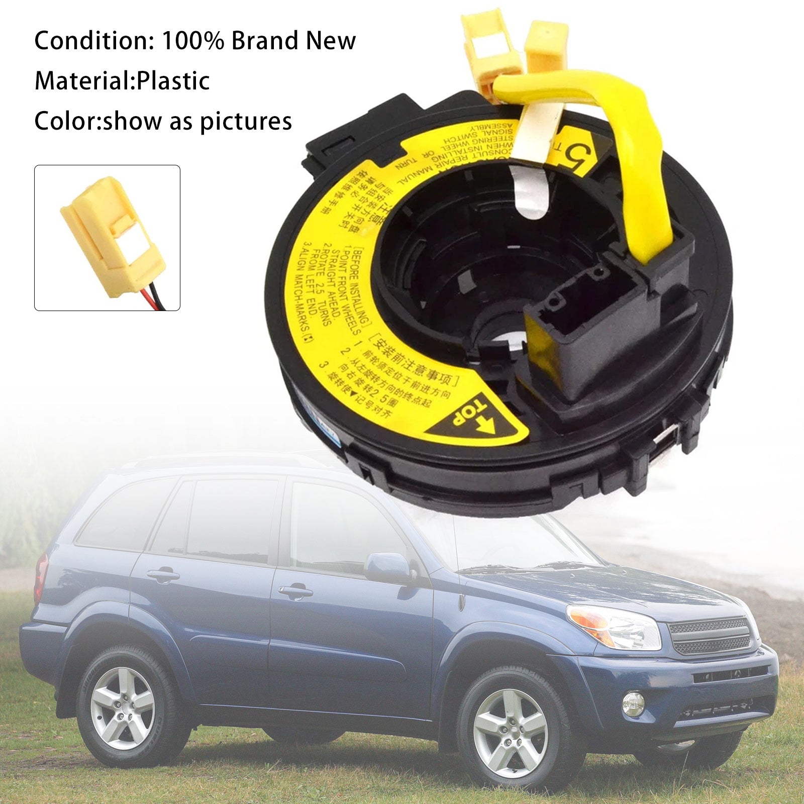 Steering Wheel Clock Spring 84306-52020 For Toyota Echo 2000-2003