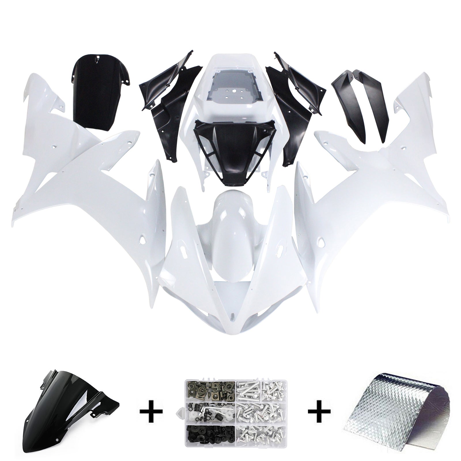 Injection Fairing Kit Bodywork Plastic ABS fit For Yamaha YZF 1000 R1 2002-2003