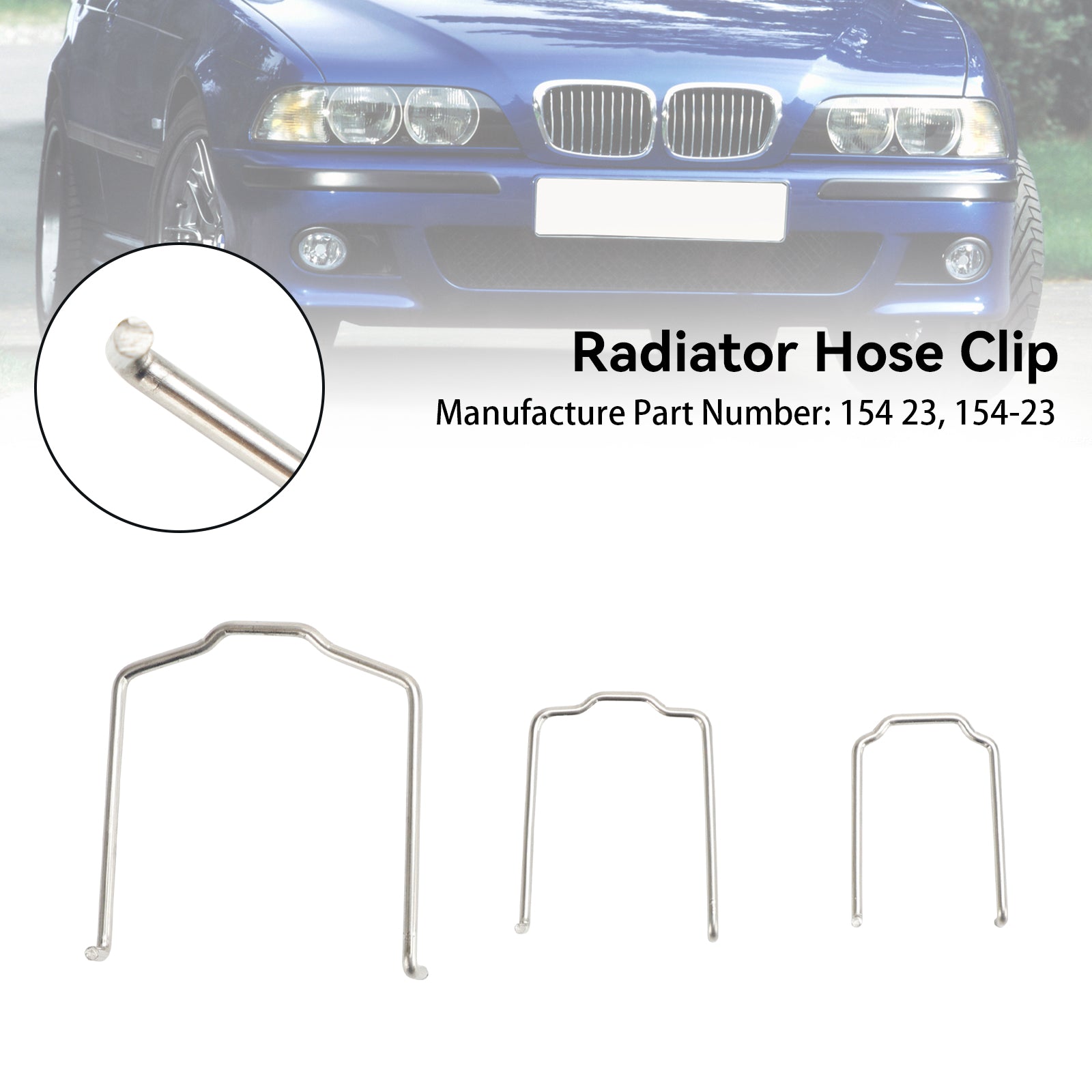 Radiatorslang Clip Fit BMW E39 E38 E60 E90 745Li X5 E46 325I 328I M3 540I 740Il