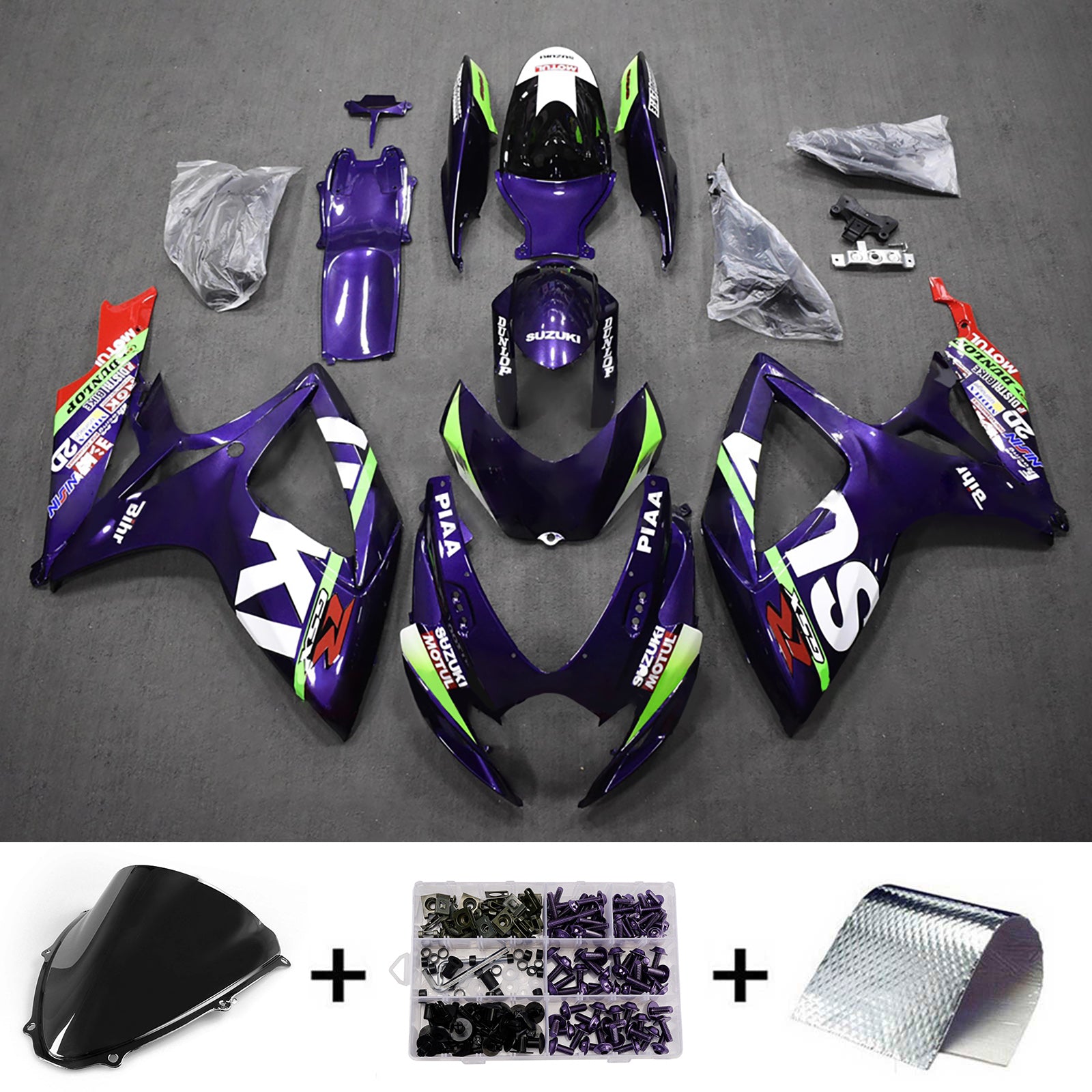 Injection Fairing Kit Bodywork Plastic ABS For Suzuki GSXR 600/750 2006-2007 K6