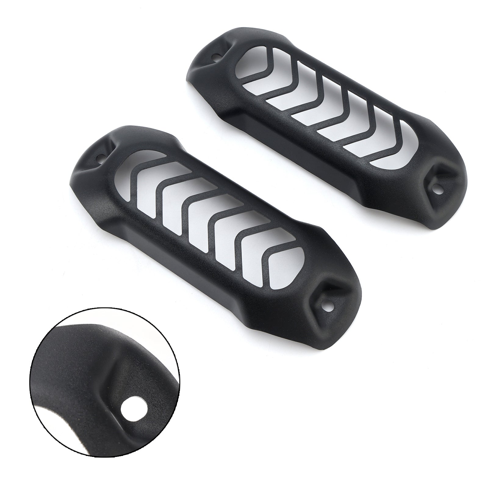 2024-2025 BMW R1300GS ADV LED Cover Cover Spot Spot Light Guard Grill Grill Black