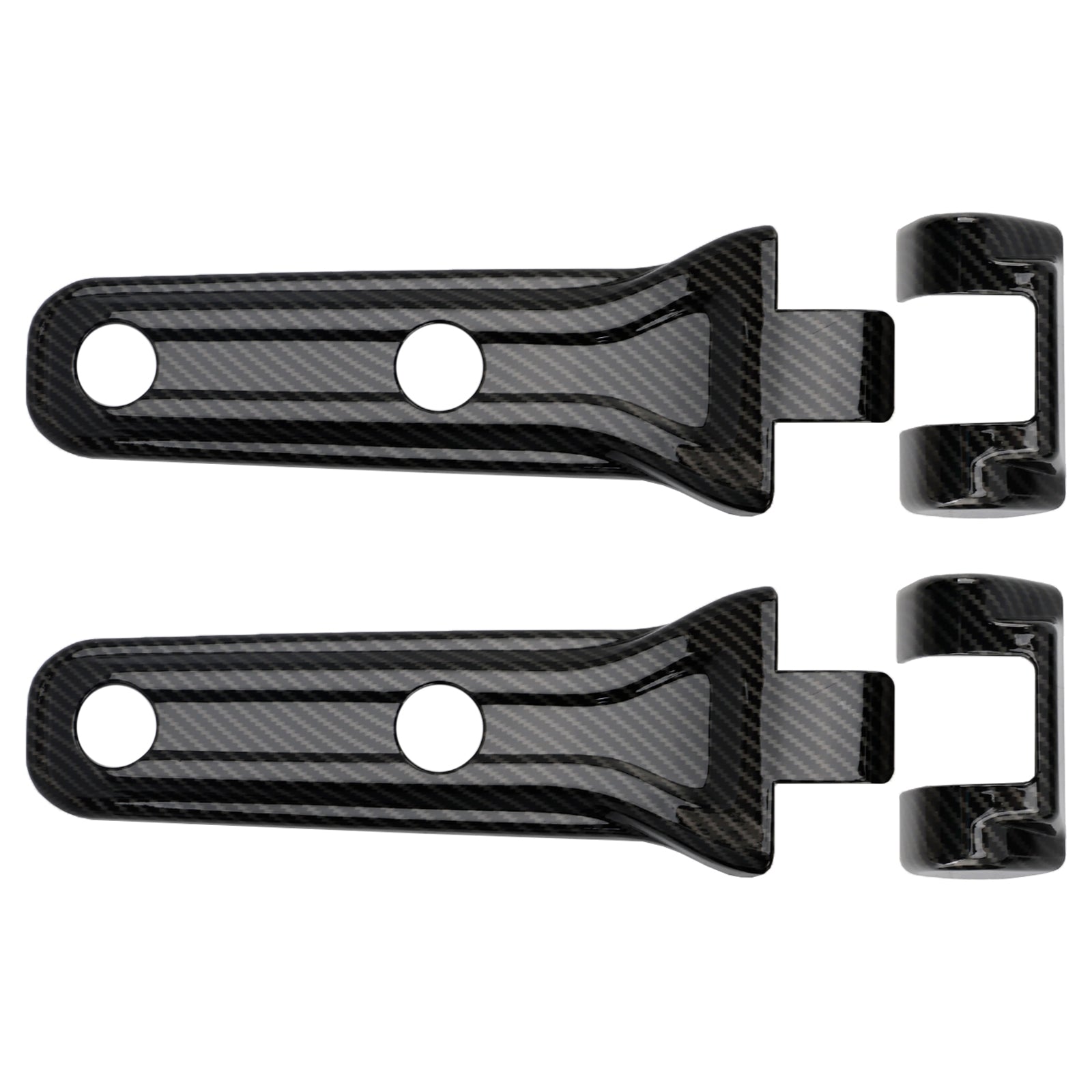 2018-2024 Jeep Wrangler JL Carbon Fiber Tailgate Hinge Cover Trim