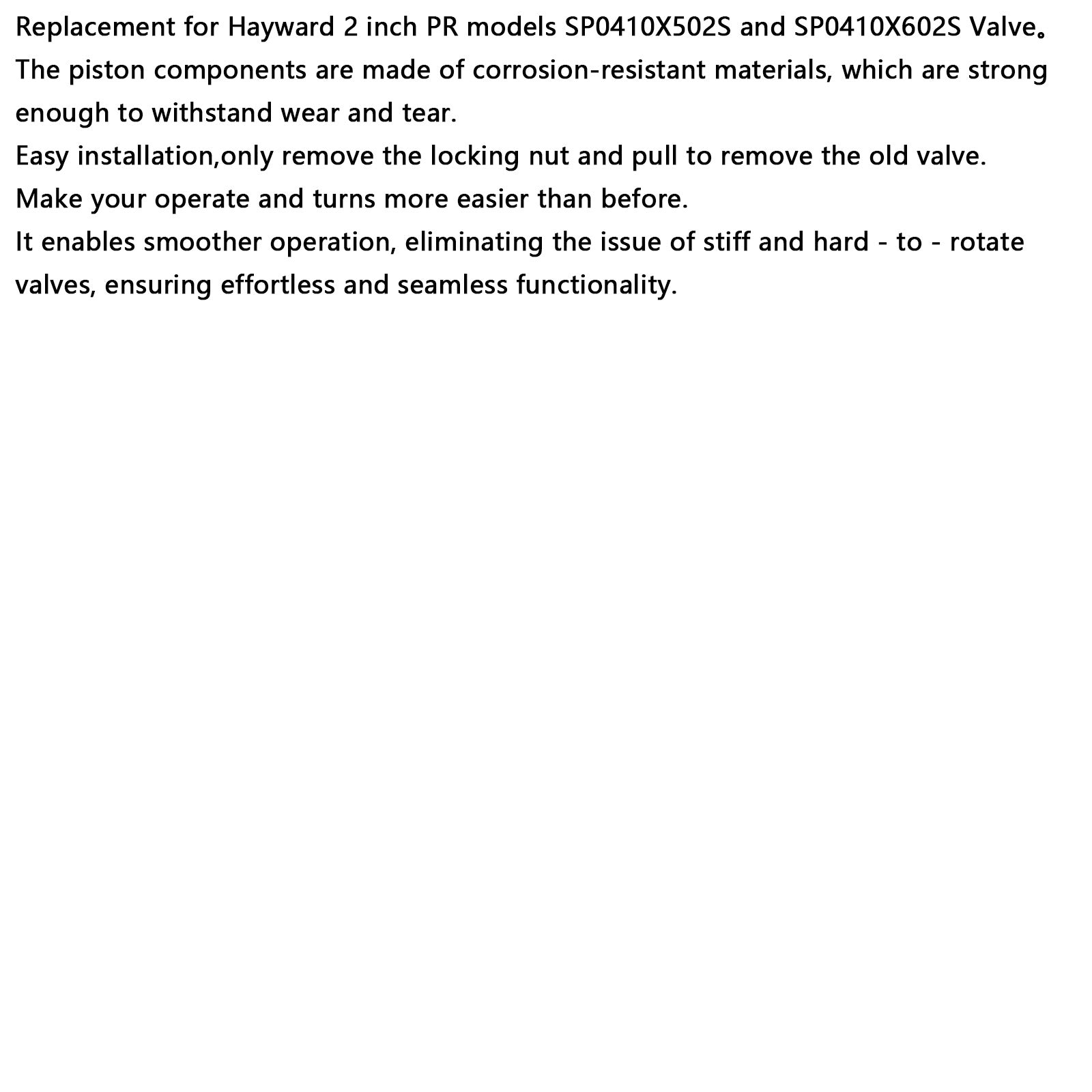 SPX0410BA Handle et assemblage de piston pour la série Hayward SP0410X