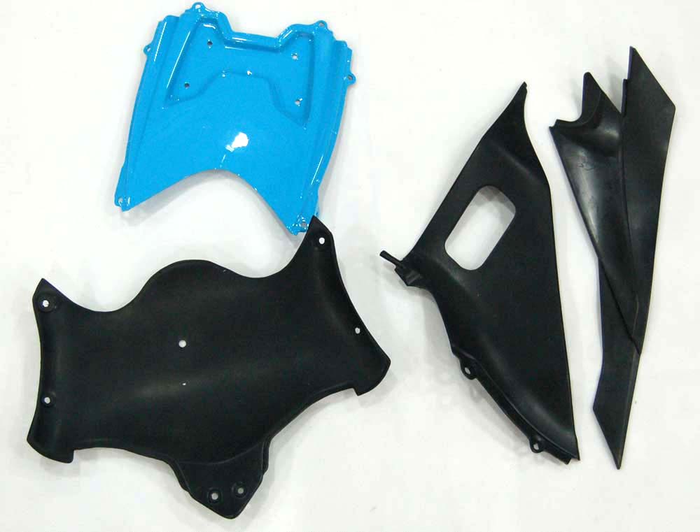 2008-2010 GSXR 600/750 Blue Rizla Bodywork Fairing ABS Injection Molded Plastics Set Generic